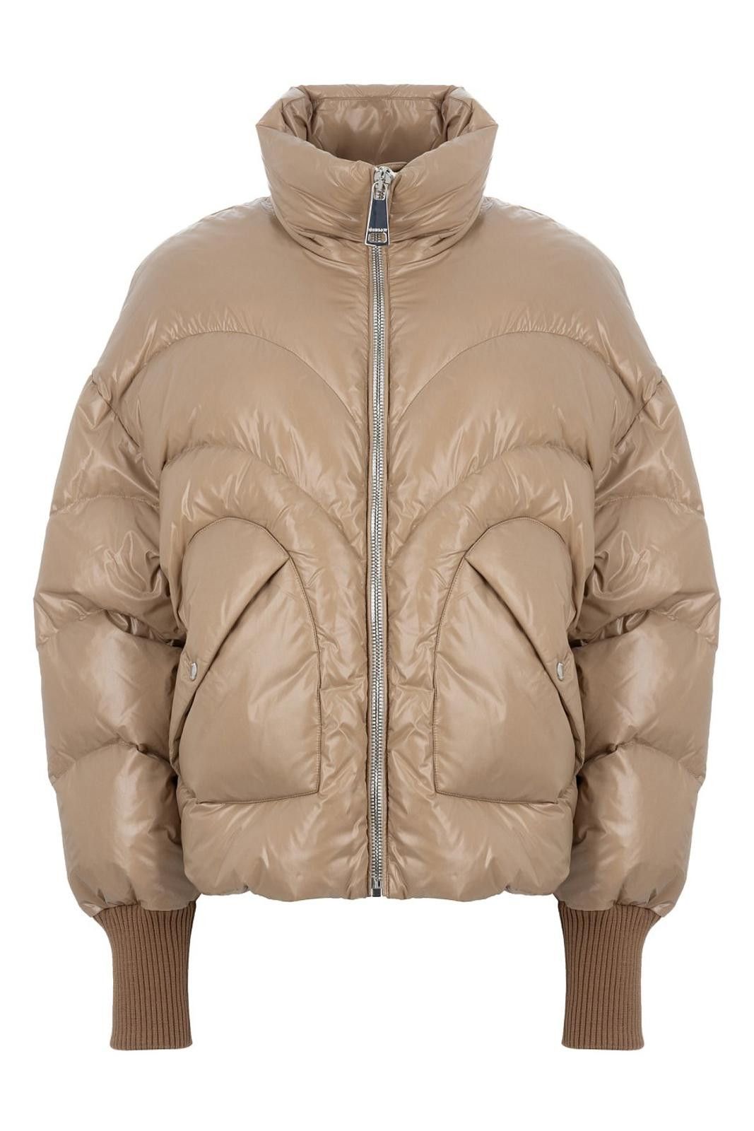 Khrisjoy Khrisjoy Corazon Shiny Beige Puffer Sz S Retail $2399 Size S / US 4 / IT 40 - 1 Thumbnail