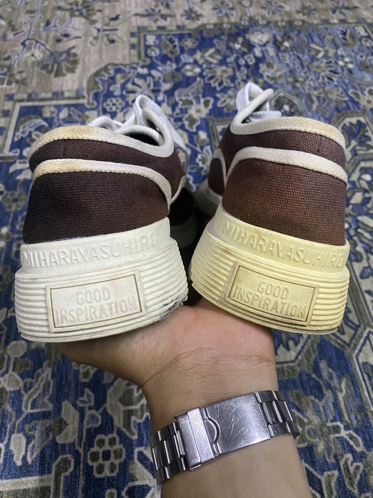 GU × Maison MIHARA YASUHIRO Miharayasuhiro 333538 Canvas Shoes Size US 10 / EU 43 - 13 Thumbnail