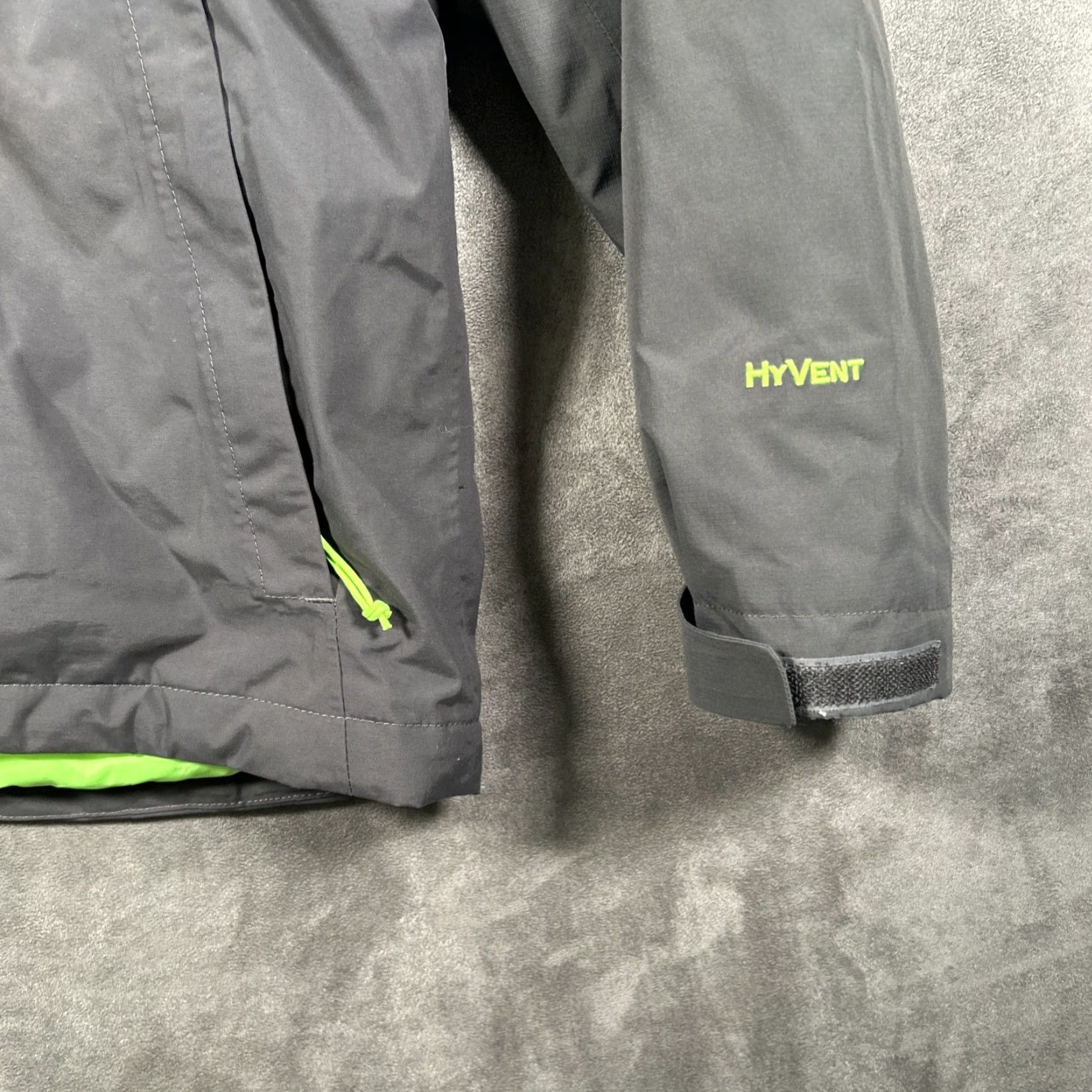 The North Face VINTAGE The North Face Mens Inlux Insulated Hyvent Hooded Jacket Medium Gray Size US M / EU 48-50 / 2 - 3 Thumbnail