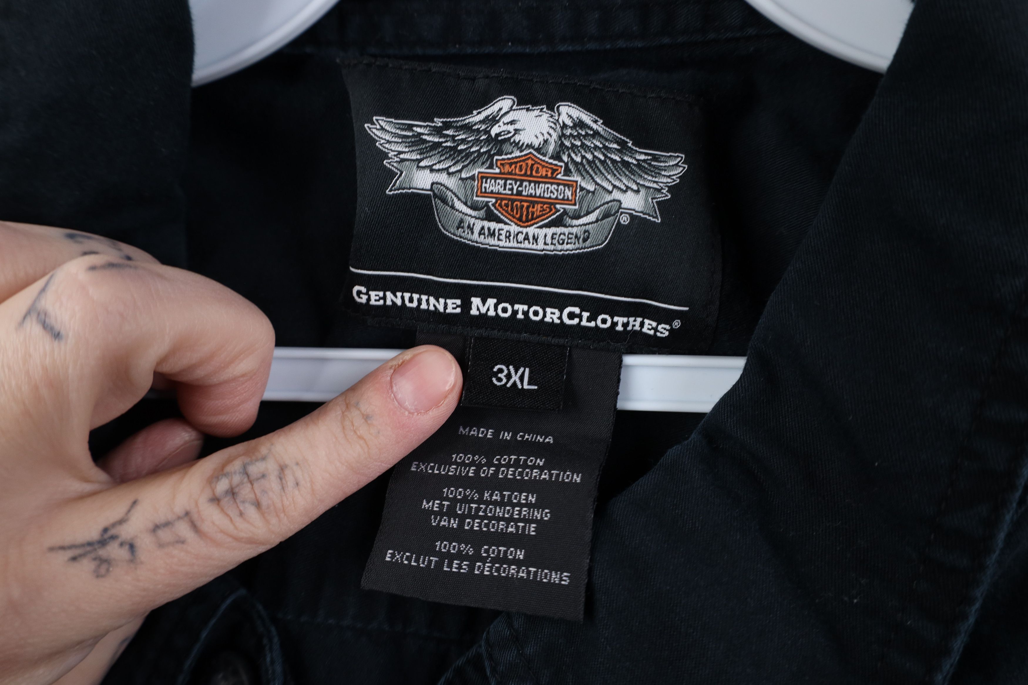 Harley Davidson Vintage Harley Davidson Short Sleeve Collared Button Shirt Size US XXL / EU 58 / 5 - 9 Thumbnail