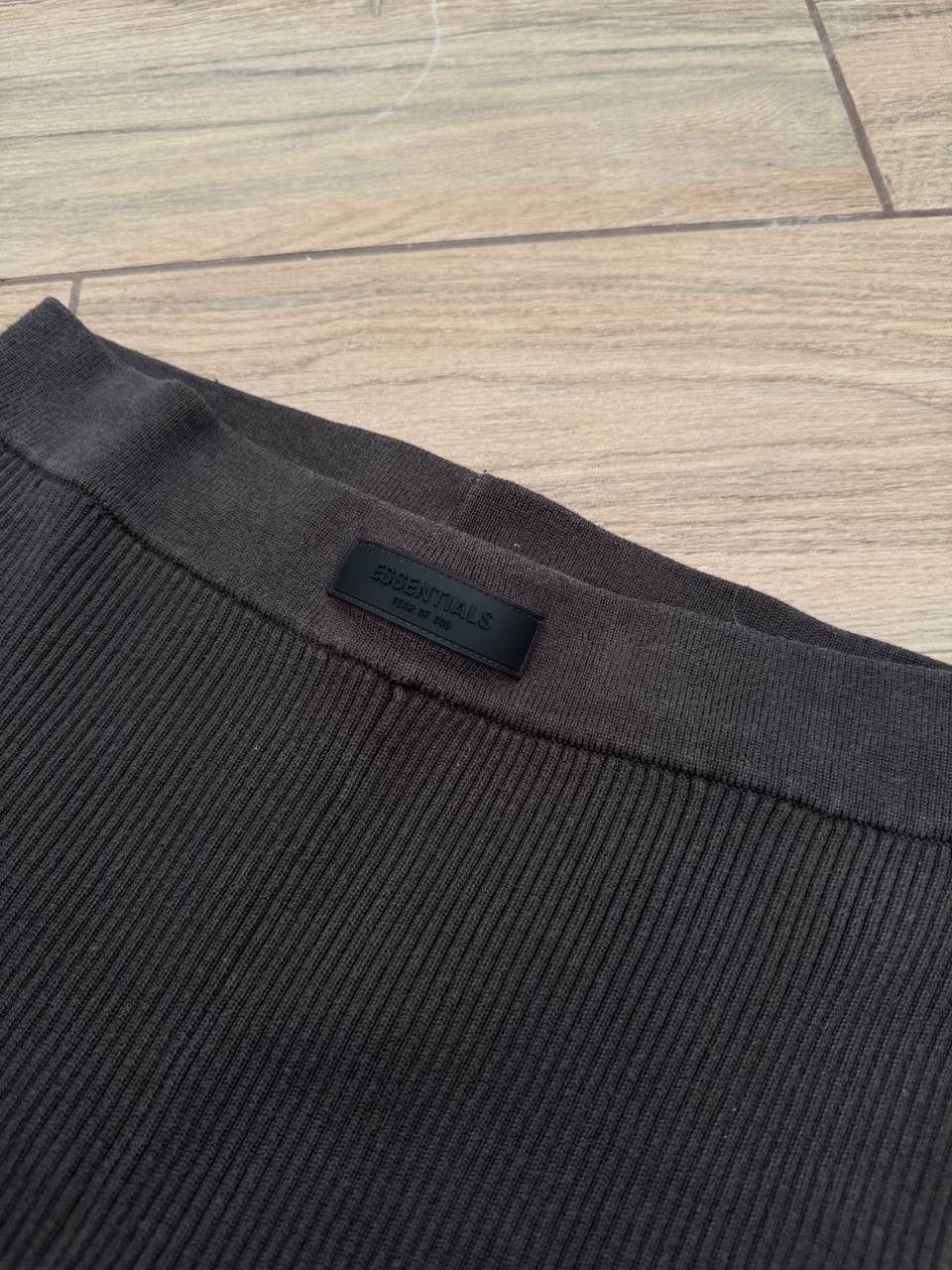 Fear of God Essentials Fear of God Brown Rib Leggings Rib knit FW25 Size 34" / US 12 / IT 48 - 7 Thumbnail