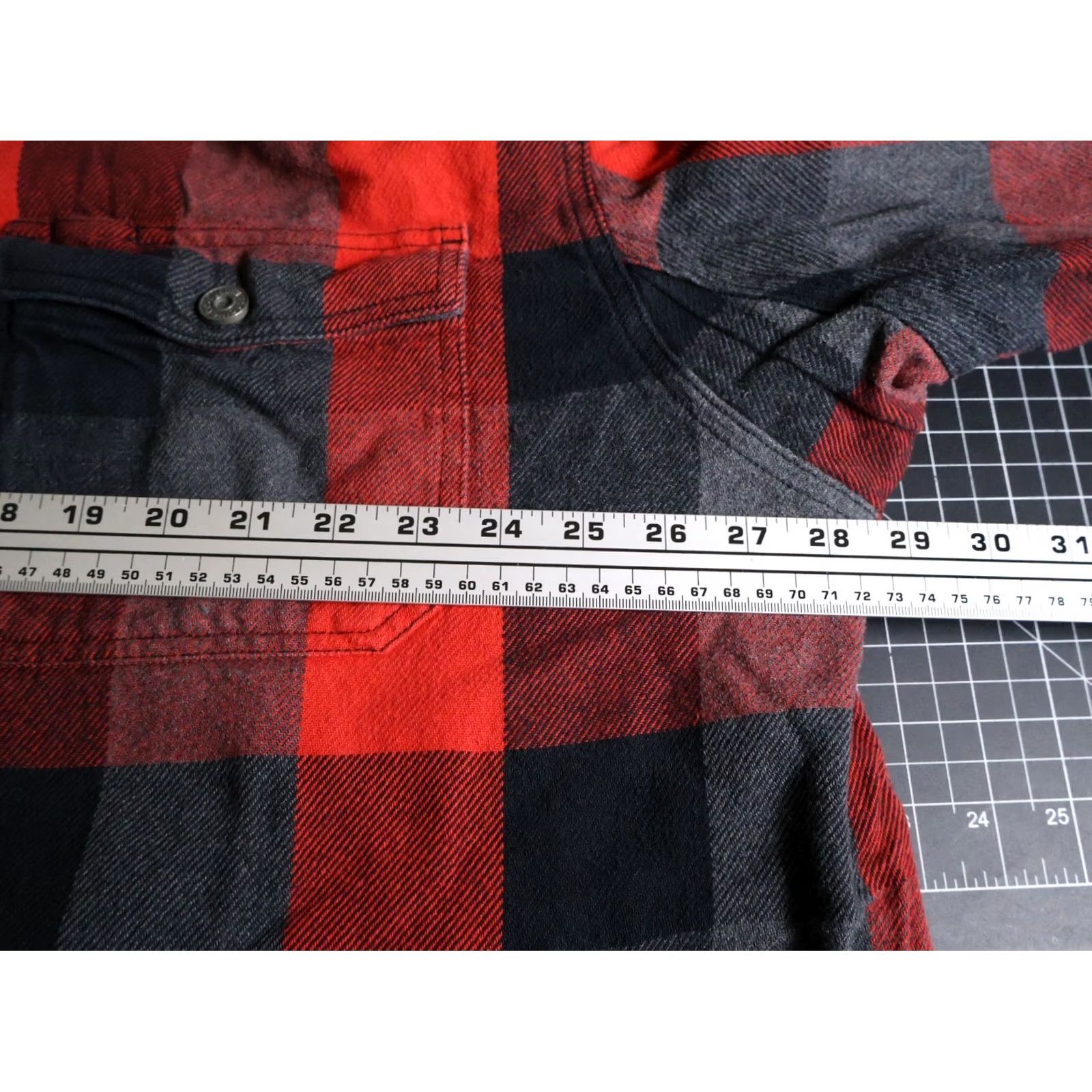 Vintage Duluth Fleece Lined Flannel Jacket Men 2XL Red Black Gray Snap Button Heavy Workwear Casual Modern Plaid Jacket Mens Size US XXL / EU 58 / 5 - 5 Thumbnail
