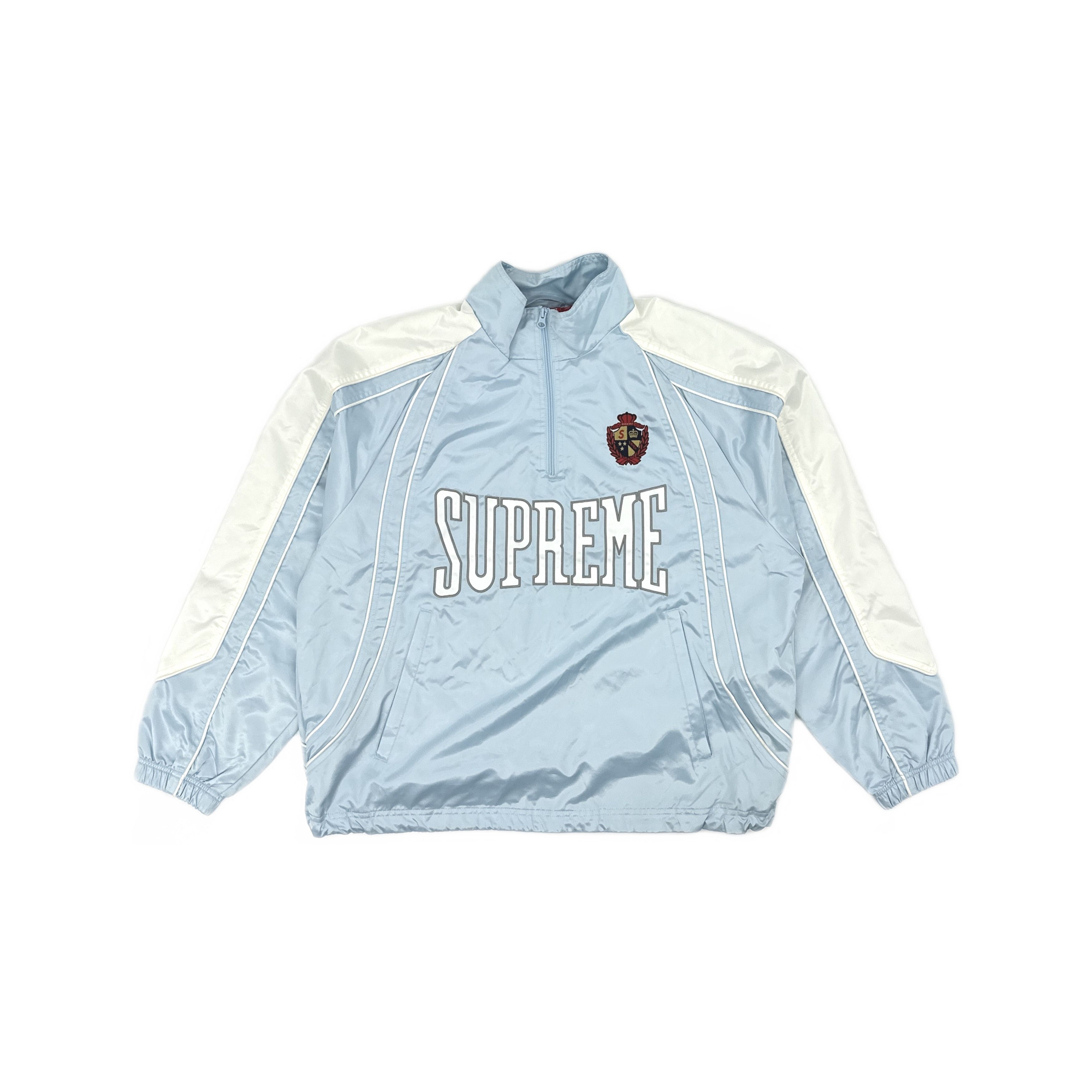Supreme Supreme Satin Half-Zip Pullover Size L Size US L / EU 52-54 / 3 - 1 Thumbnail