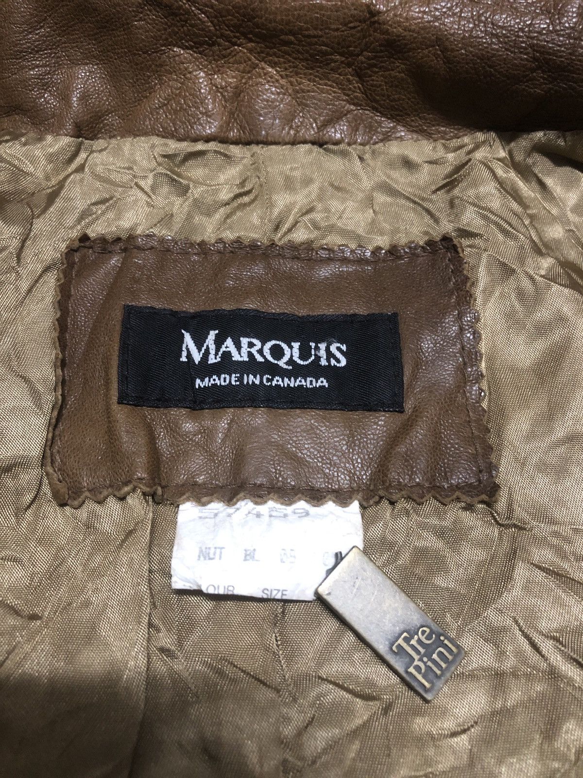 Vintage 💥RARE💥Vintage Marquis Leather Jacket Size L / US 10 / IT 46 - 15 Thumbnail