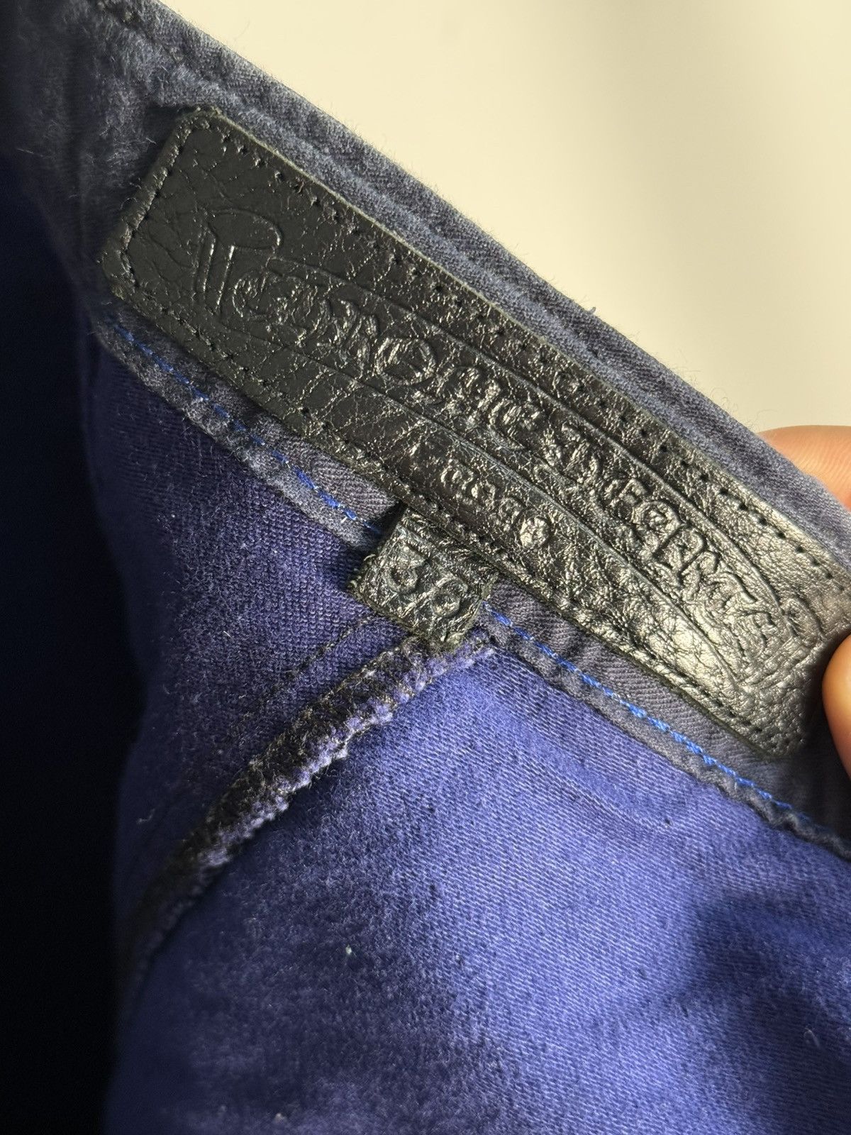 Chrome Hearts 🚭1/1 GRAIL🚭19 CROSS PATCH SERVICED 1950'S FRENCH CHORE PANTS Size US 38 / EU 54 - 23 Thumbnail