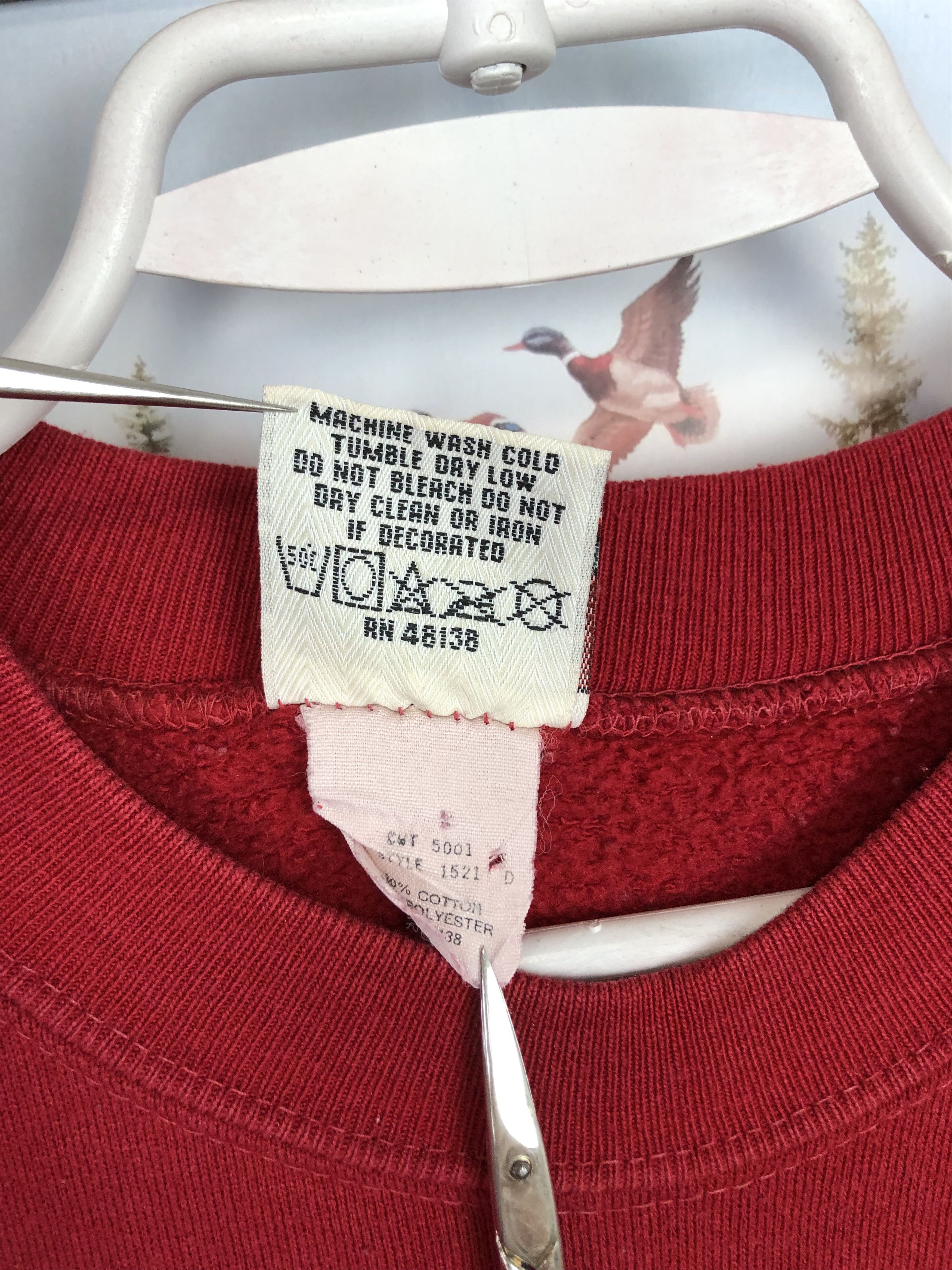 Vintage Vintage 90's NFL Washington Redskins Nutmeg Sweatshirt Mens Size US L / EU 52-54 / 3 - 8 Thumbnail