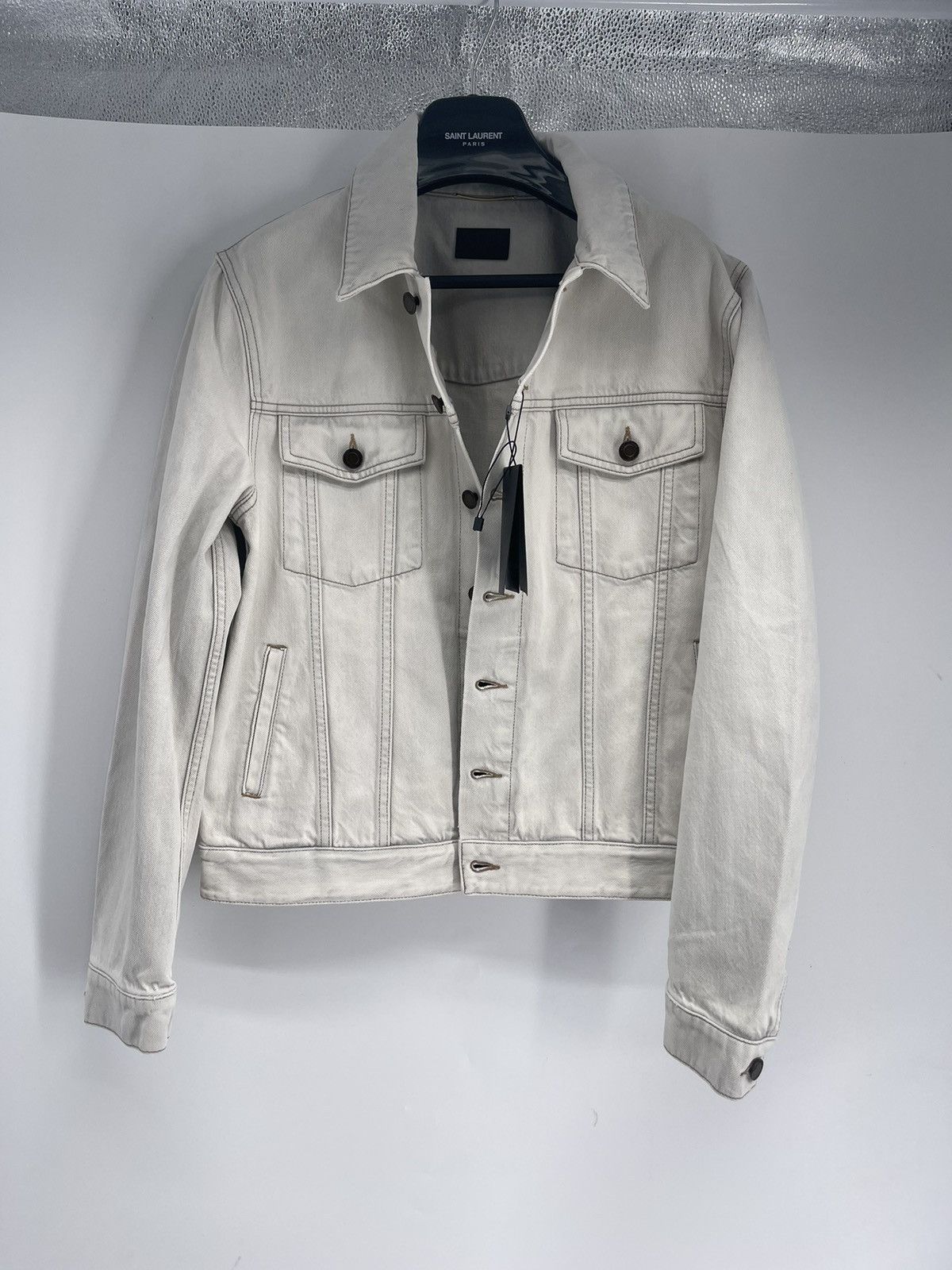 Saint Laurent Paris Saint Laurent denim jacket Size XS / US 0-2 / IT 36-38 - 1 Thumbnail