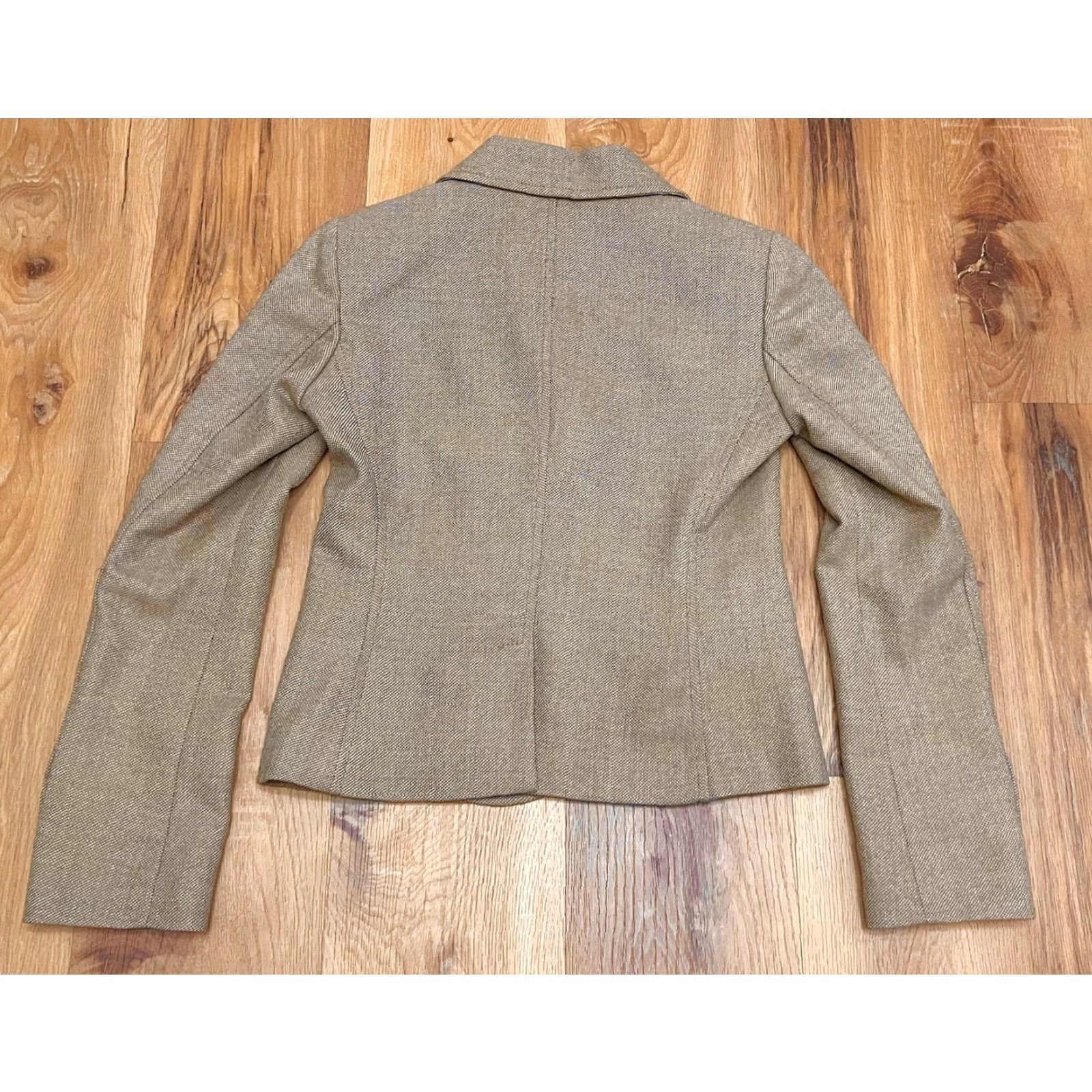 Valentino Valentino Blazer Jacket Women’s US Size 42 (Small) Tan Beige Wool Blend Lined Wool Blend Suits Jacket Size M / US 6-8 / IT 42-44 - 6 Thumbnail