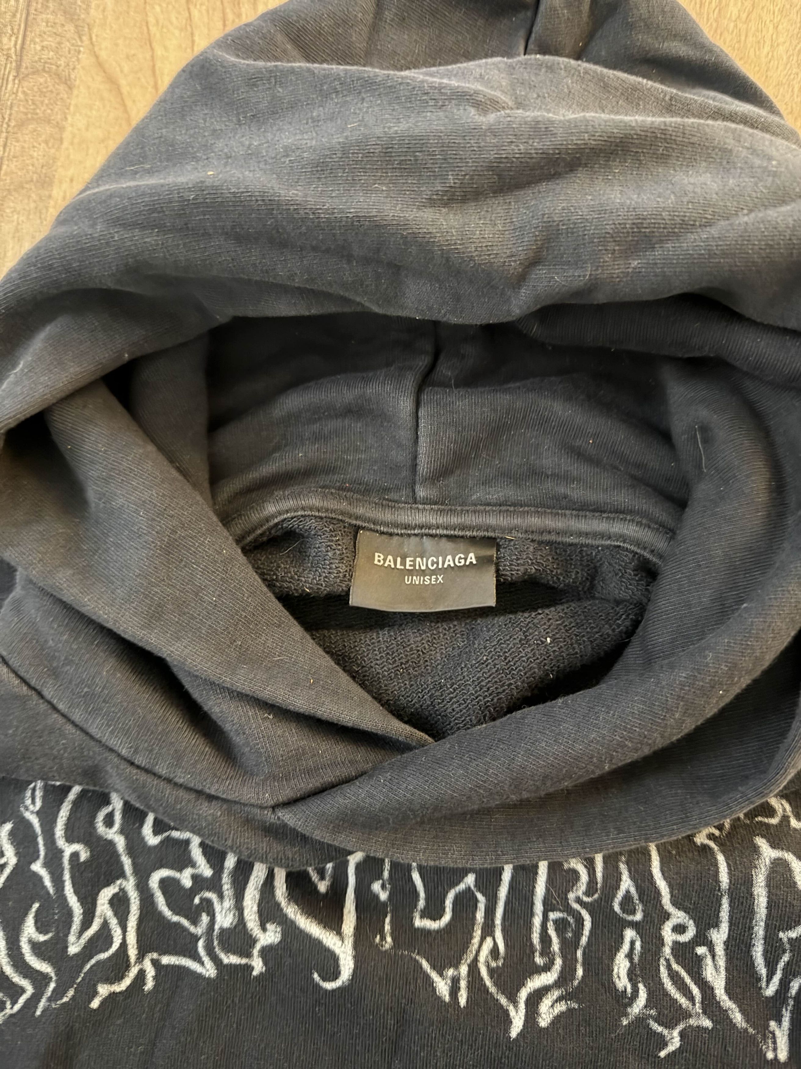Balenciaga Balenciaga D.I.Y. Metal Outline Hoodie Size US L / EU 52-54 / 3 - 4 Thumbnail