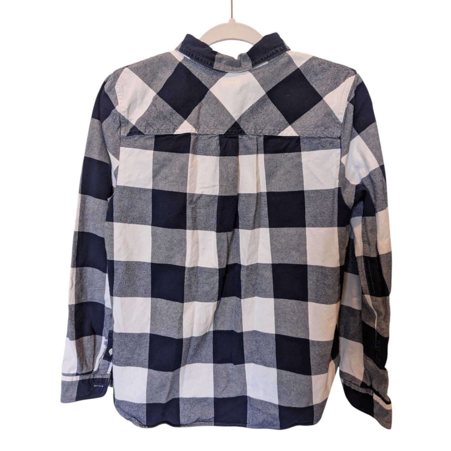 J.Crew J. Crew Buffalo Check Blue Half Zip Shirt Jacket Shacket Size S / US 4 / IT 40 - 5 Thumbnail