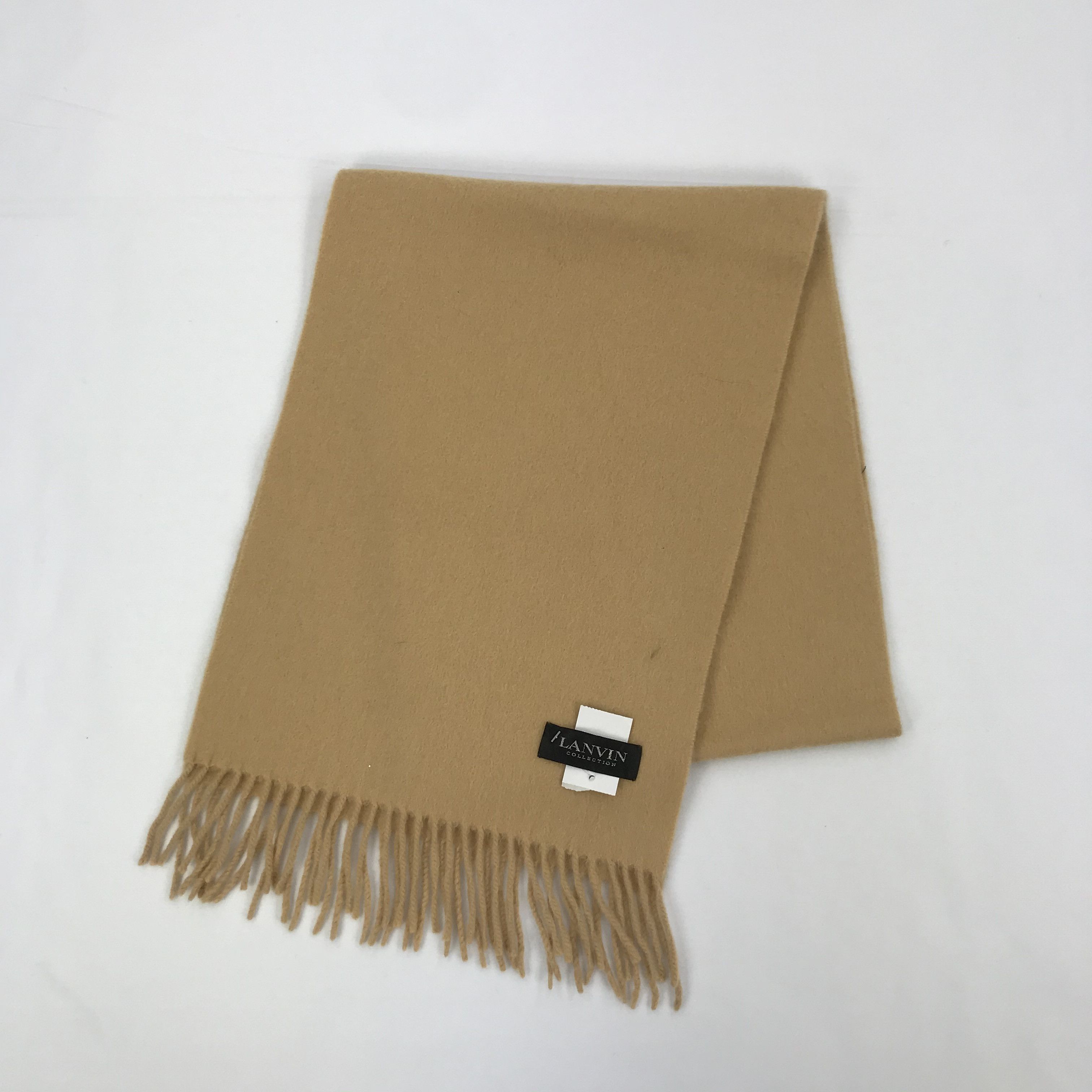 Lanvin Vintage LANVIN Scarf Muffler Cashmere Scarves Size ONE SIZE - 3 Thumbnail