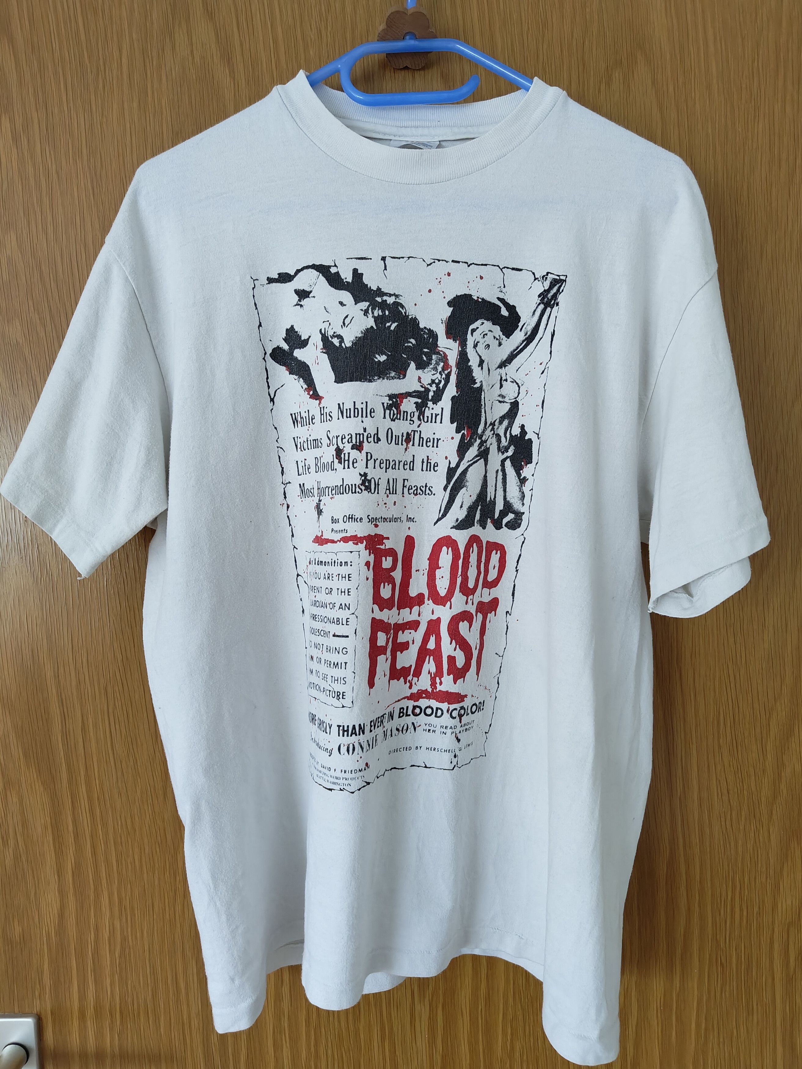 Hanes Rare Vintage Blood-Feast 1963 T-shirt Size US L / EU 52-54 / 3 - 1 Thumbnail