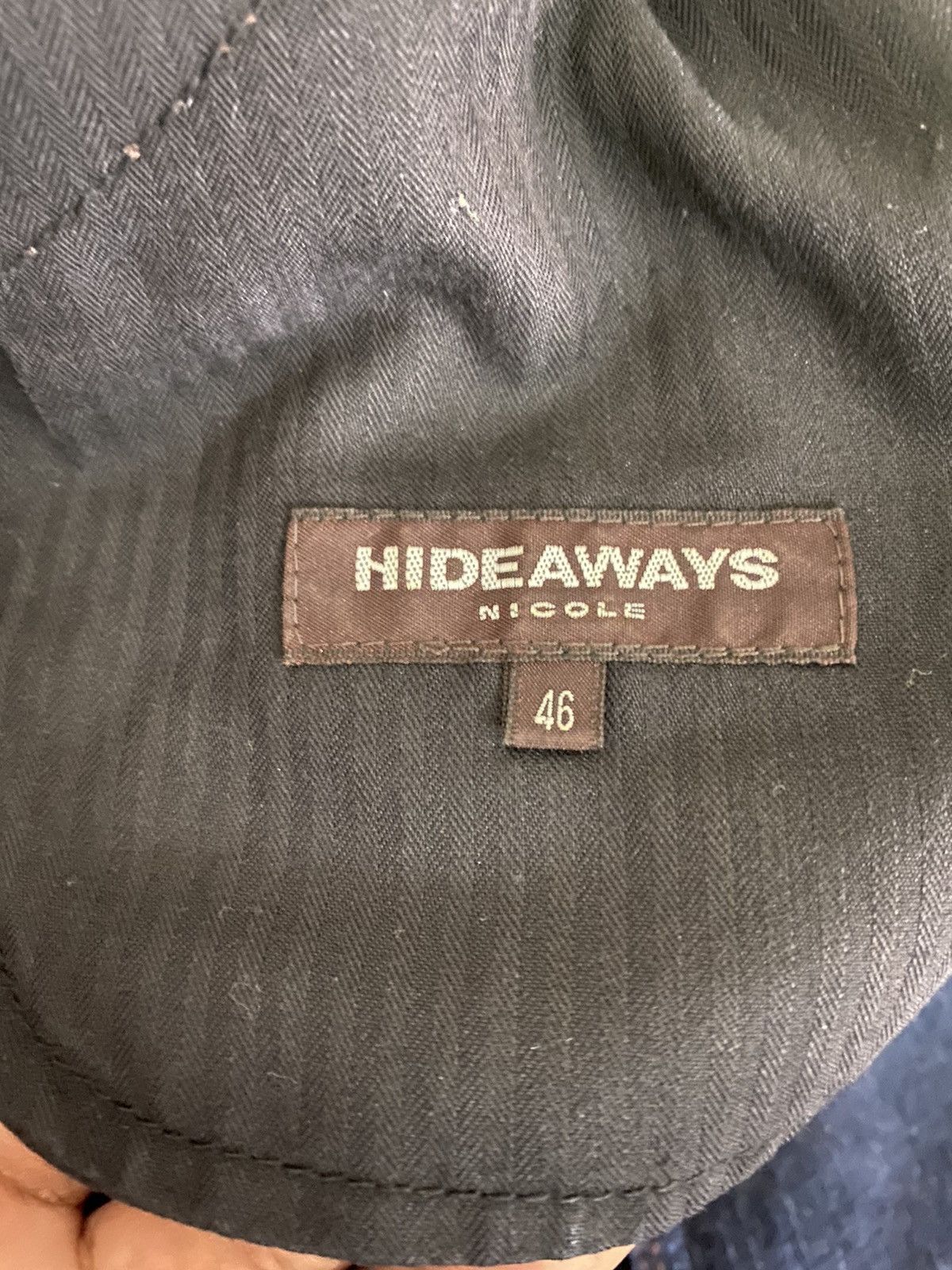 HIDEAWAYS Flare jeans hideaways boot cut rare design japan 🇯🇵 Size US 33 - 7 Thumbnail
