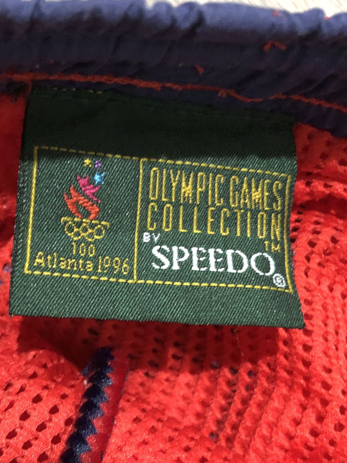 Speedo × Vintage Vtg 1996 Atlanta Olympics USA Speedo Swim Trunks Size US 38 / EU 54 - 10 Thumbnail