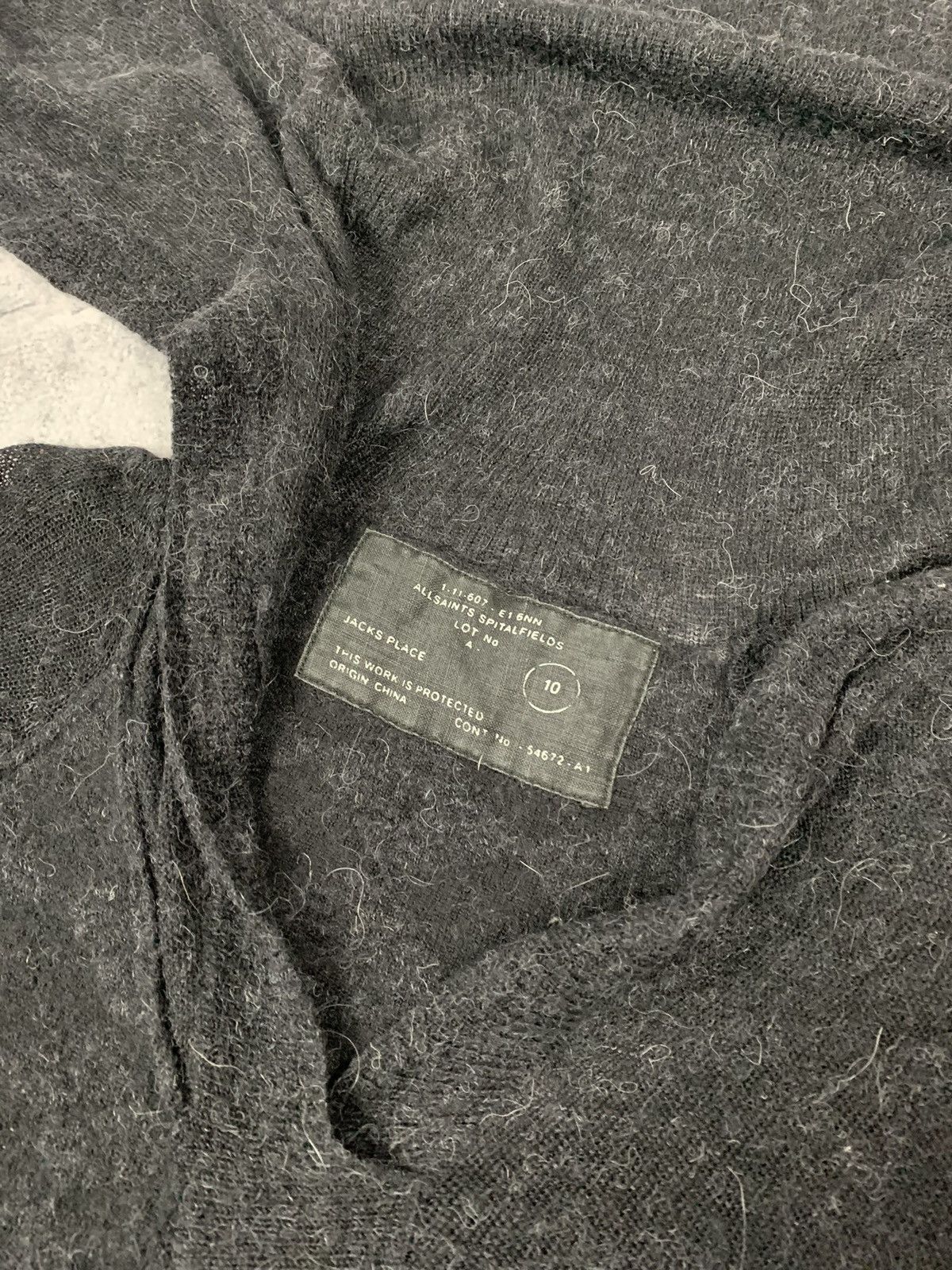 Allsaints Allsaints Spitalfields Avant Garde Women’s Sweater Size 10 Size M / US 6-8 / IT 42-44 - 7 Thumbnail