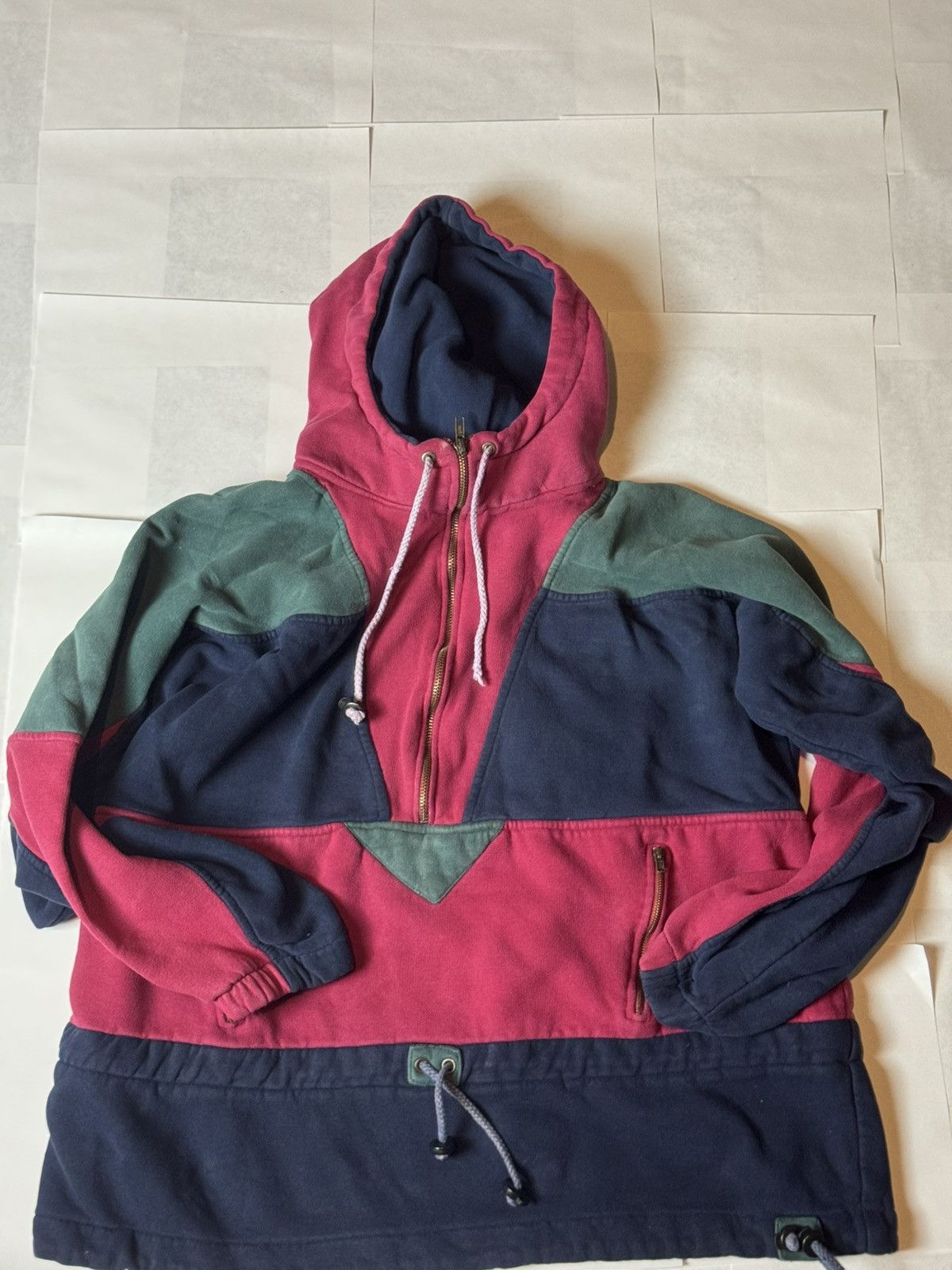 Other Color Block with the kangaroo pckts plus quarter zip Size US M / EU 48-50 / 2 - 1 Thumbnail