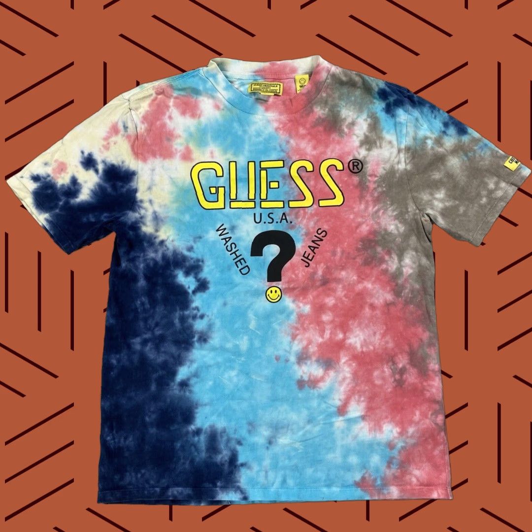 Guess GUESS X CHINATOWN MARKET SMILEY TIE DYE GRAPHIC TEE MEN'S S MULTICOLOR 2010s Size US S / EU 44-46 / 1 - 1 Thumbnail