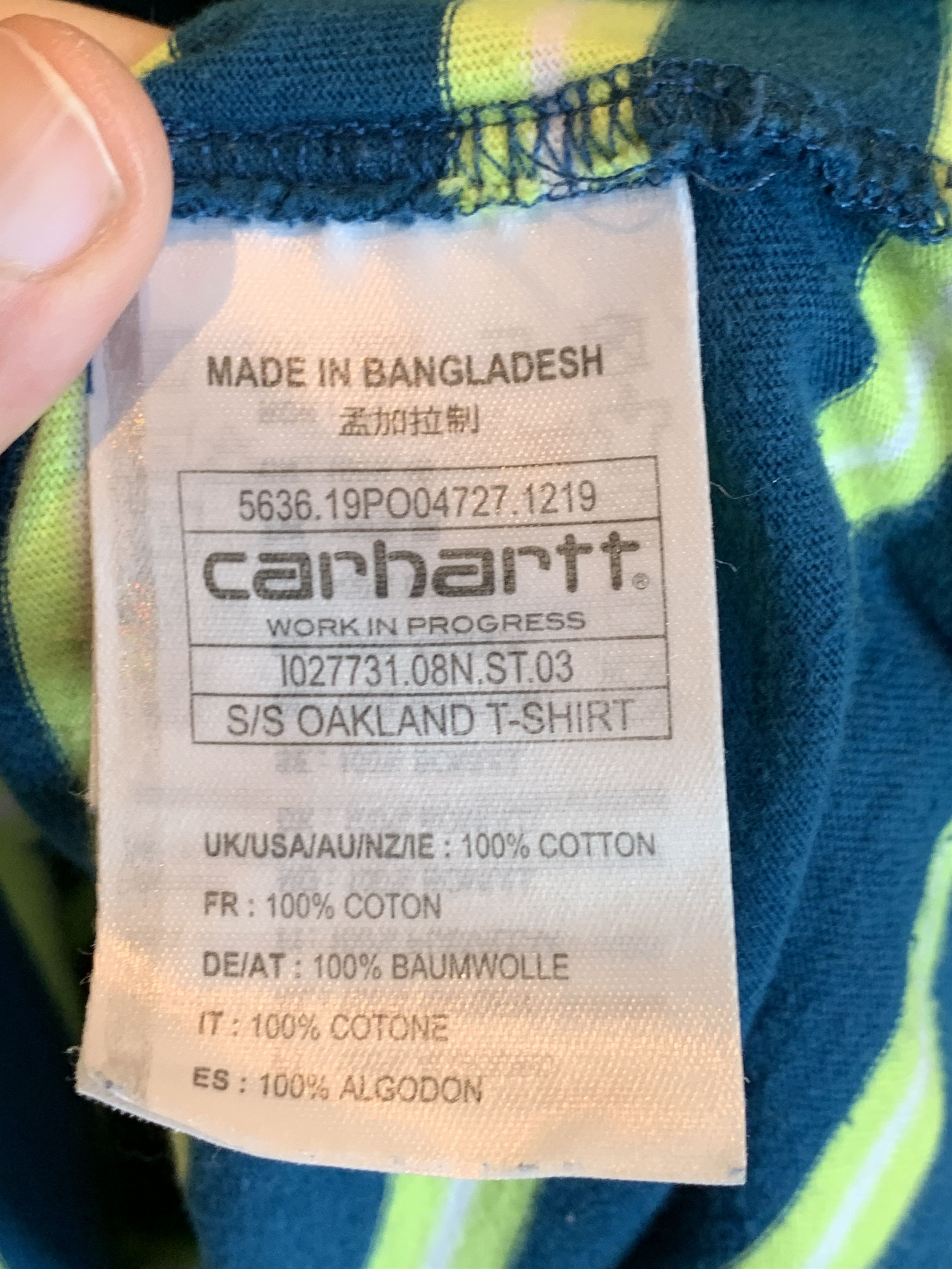 Carhartt Wip RARE Carhartt WIP Work In Progress Embroidered Striped Shirt Size US XL / EU 56 / 4 - 7 Thumbnail