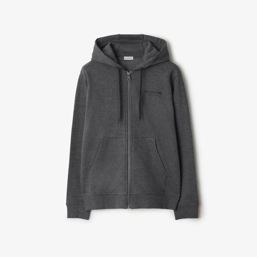 Burberry o1w1db10326 Cotton Zip Hoodie in Dark Grey Size US S / EU 44-46 / 1 - 1 Preview