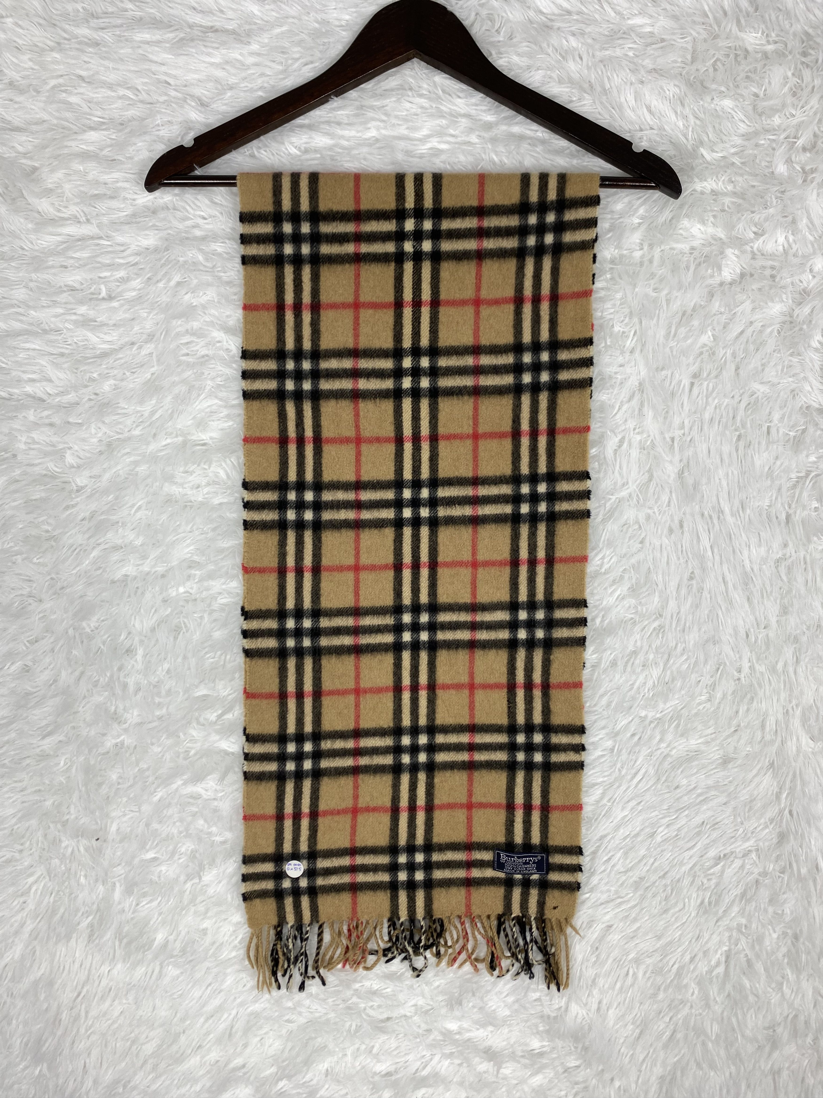 Burberry Vintage Burberry Scarf / Muffler Neckwear PM0060 Size ONE SIZE - 5 Thumbnail