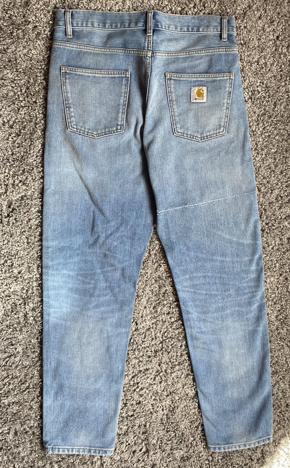 Carhartt 🦍CARHARTT VINTAGE OVERSIZE BOX LOGO NEWEL PANTS🦍 Size US 30 / EU 46 - 1 Thumbnail