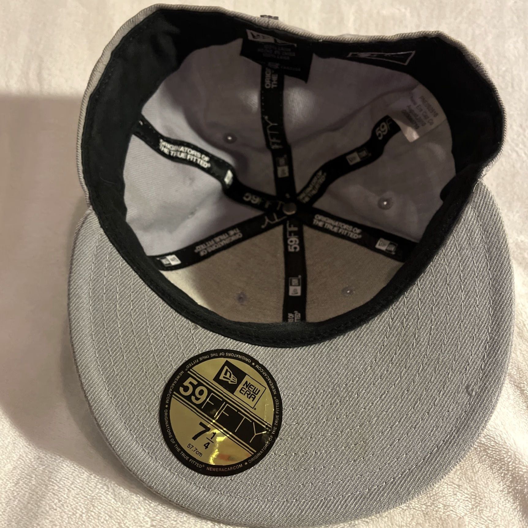Vintage Play Cloths Baseball Cap Gray Adult Men Size 7 1/4 New Era Fitted Size ONE SIZE - 6 Thumbnail