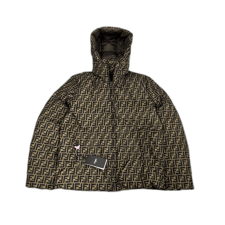 Fendi FENDI Reversible Down Jacket with Double F Logo Size L / US 10 / IT 46 - 1 Thumbnail