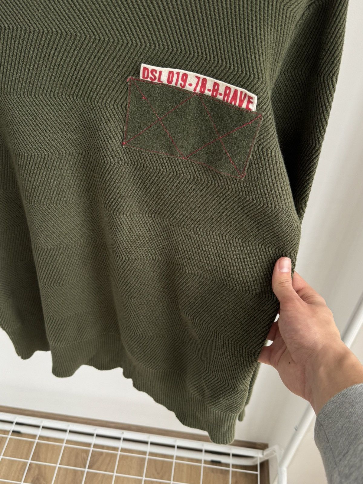 Diesel Diesel Knitwear Green Sweatshirt Size M Men military Size US M / EU 48-50 / 2 - 5 Thumbnail