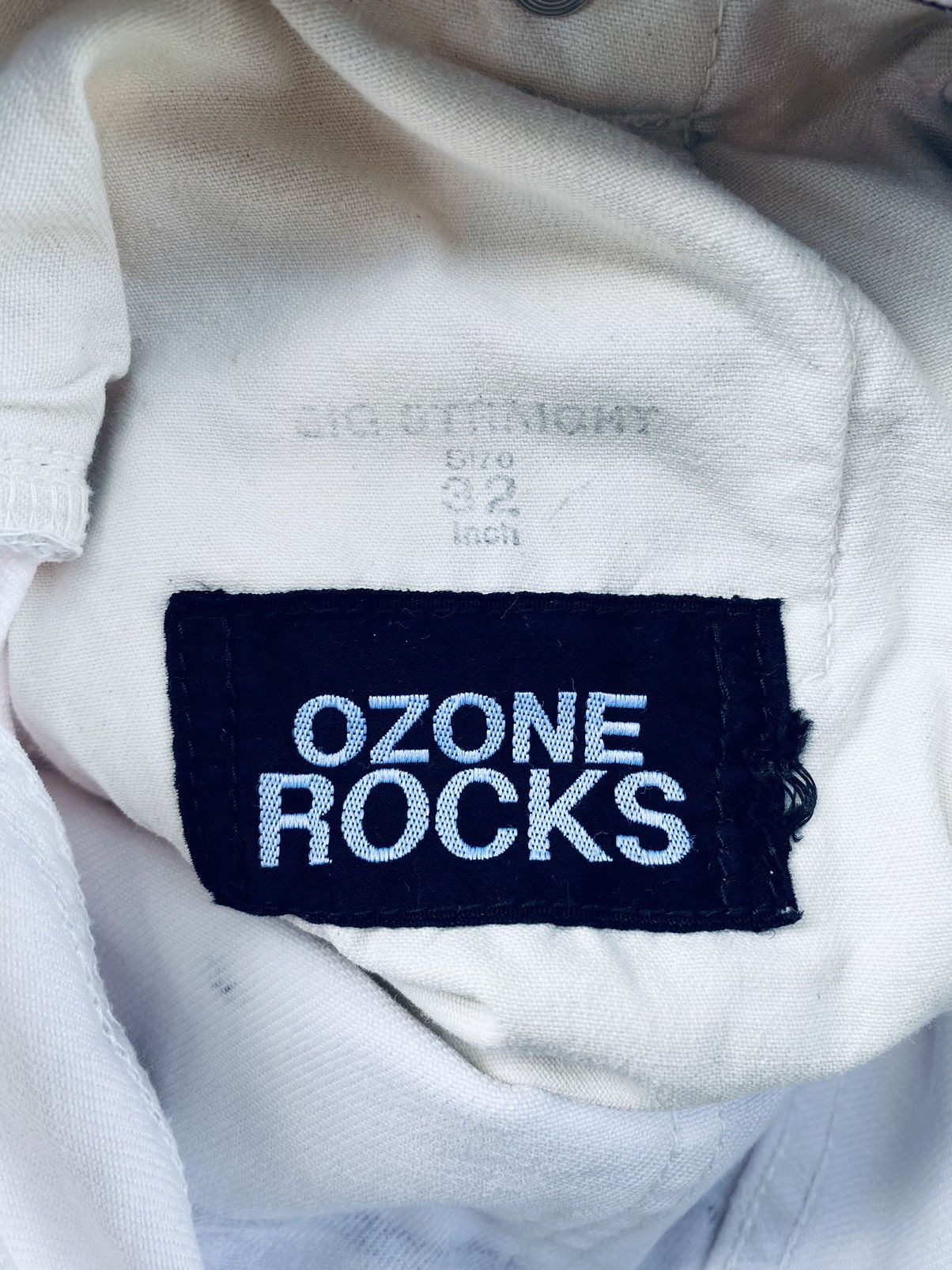 Japanese Brand Vintage 90s Ozone Rocks Painter Denim Pants Size US 32 / EU 48 - 9 Thumbnail