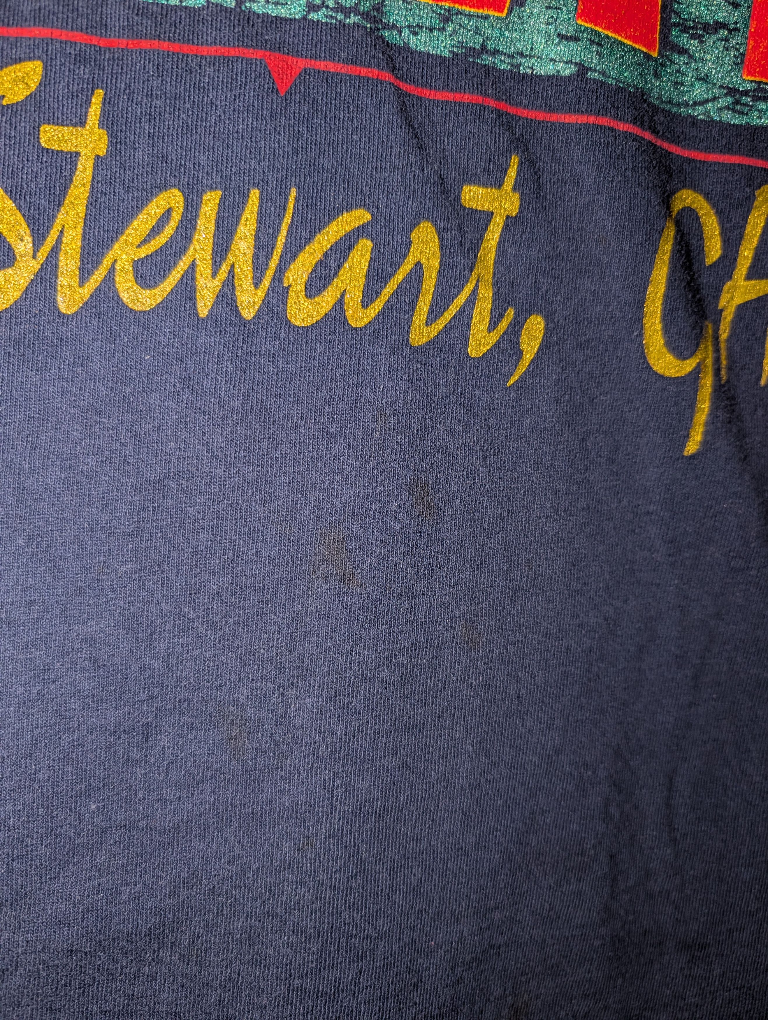 American Trench Vintage Soffe US Army T-Shirt Ft Stewart Georgia Military Size US XL / EU 56 / 4 - 4 Thumbnail
