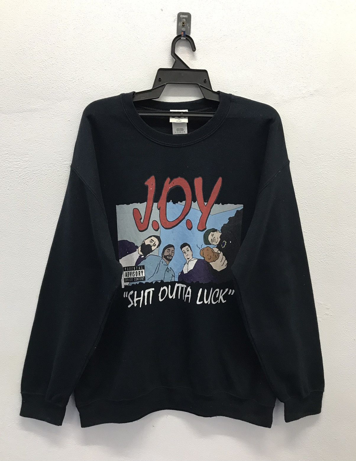 Other Vintage Joy Opposites “Shit Outta Luck” Sweatshirt Size US L / EU 52-54 / 3 - 1 Thumbnail