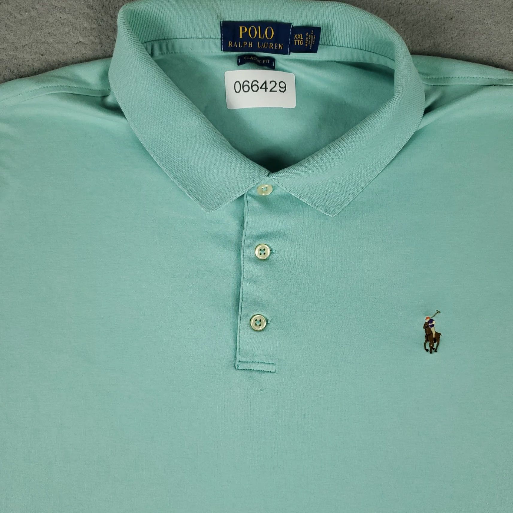 Ralph Lauren Ralph Lauren Polo Shirt Mens 2XL Turquoise Blue Classic Fit Pony Short Sleeve Polo Shirt Mens 2XL Turquoise Blue Classic Fit Pony Short Sleeve Size US XXL / EU 58 / 5 - 2 Thumbnail