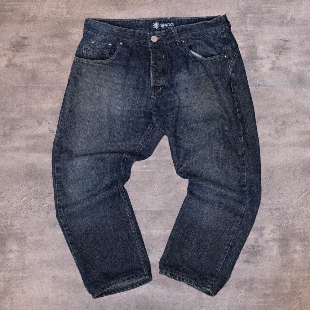 Other Y2K 2000's Smog Baggy Relax Fit Carrot Fit Indigo Denim Size US 36 / EU 52 - 2 Thumbnail
