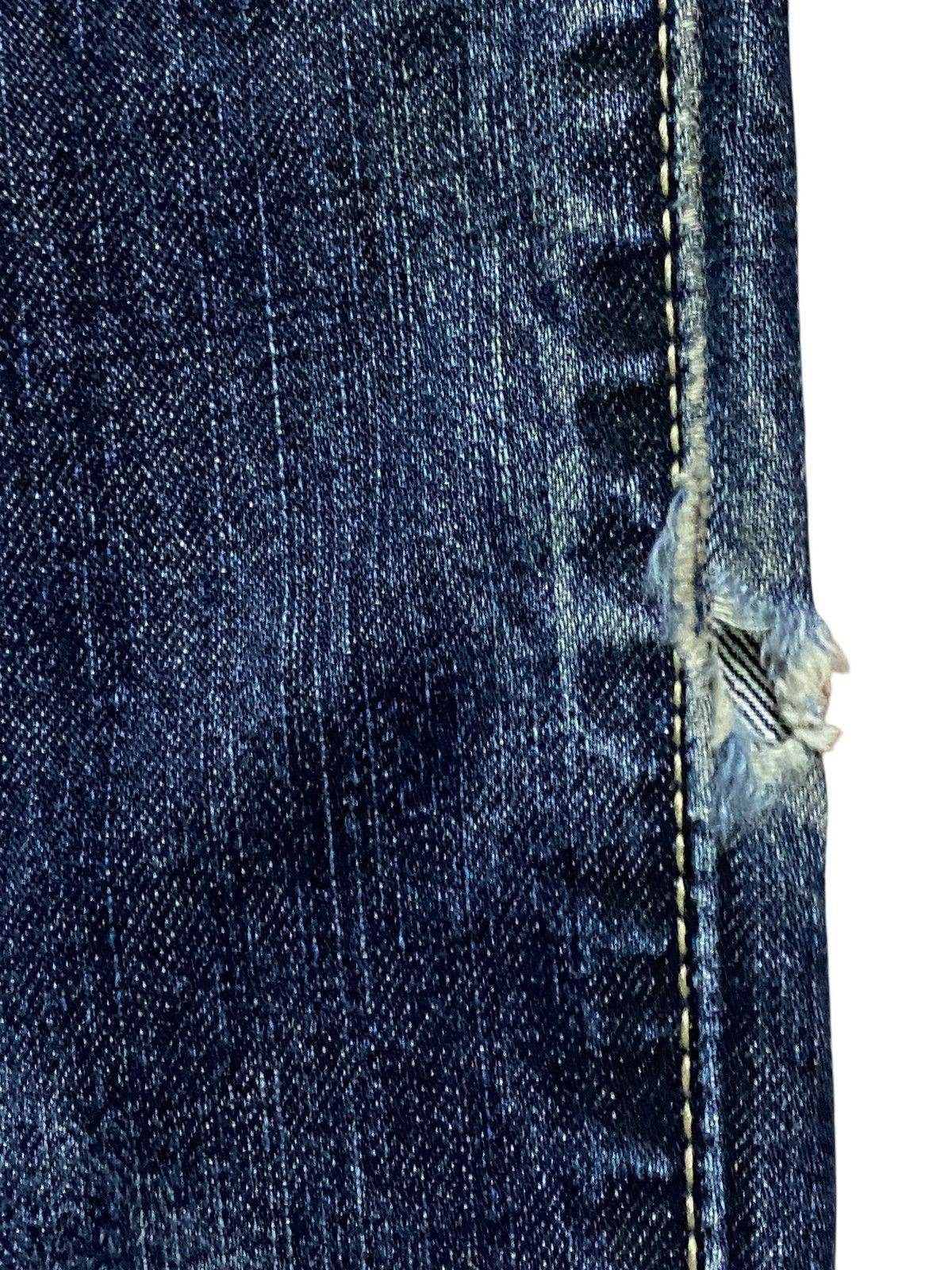 Levi's Vintagw Levis 505 Mud Wash Distressed Loose Jeans Size US 34 / EU 50 - 9 Thumbnail