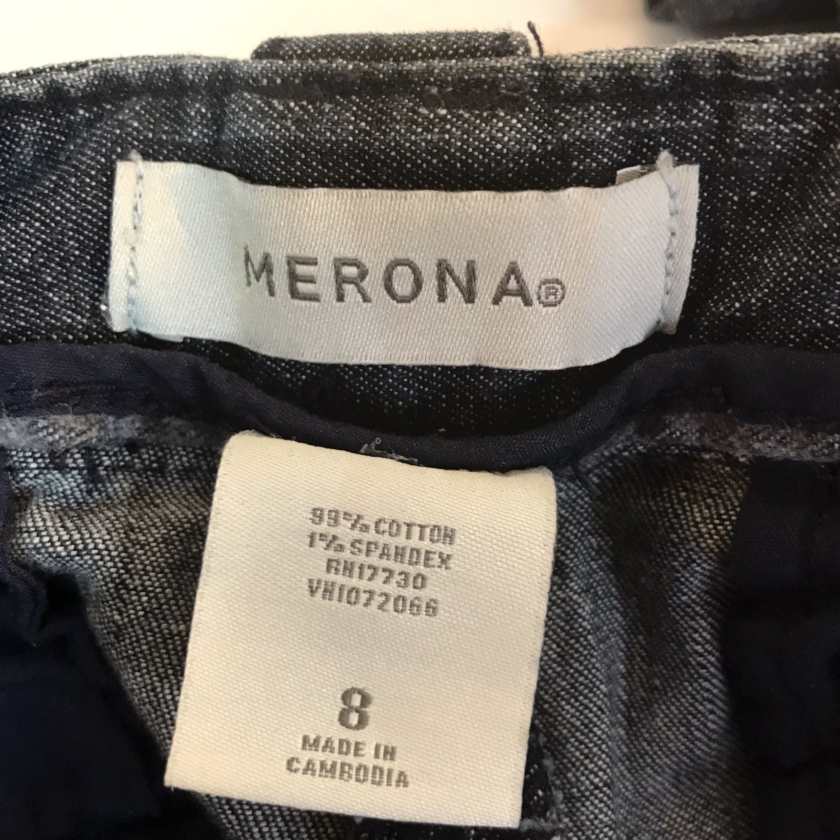 Merona Merona Wide Leg Jeans Womens Size 8 Dark Wash Blue Denim Size 30" / US 8 / IT 44 - 6 Thumbnail