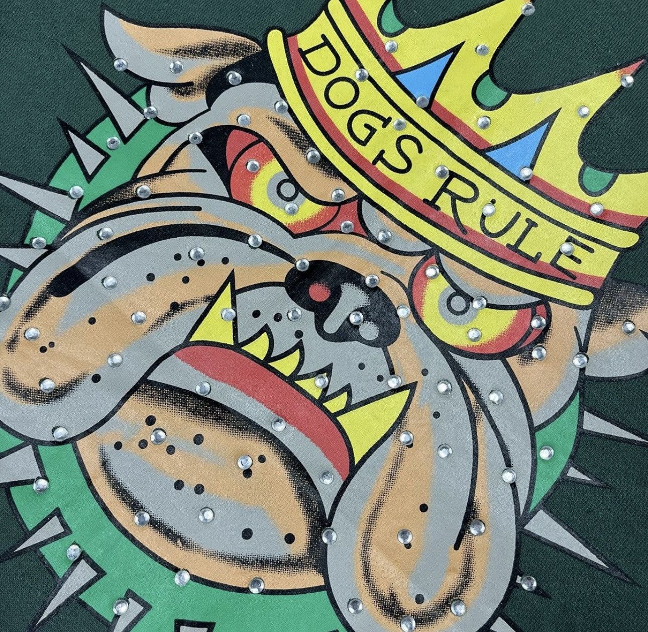 Ed Hardy Vintage Ed Hardy hoodie Dog big logo size XXL green Size US XXL / EU 58 / 5 - 4 Thumbnail