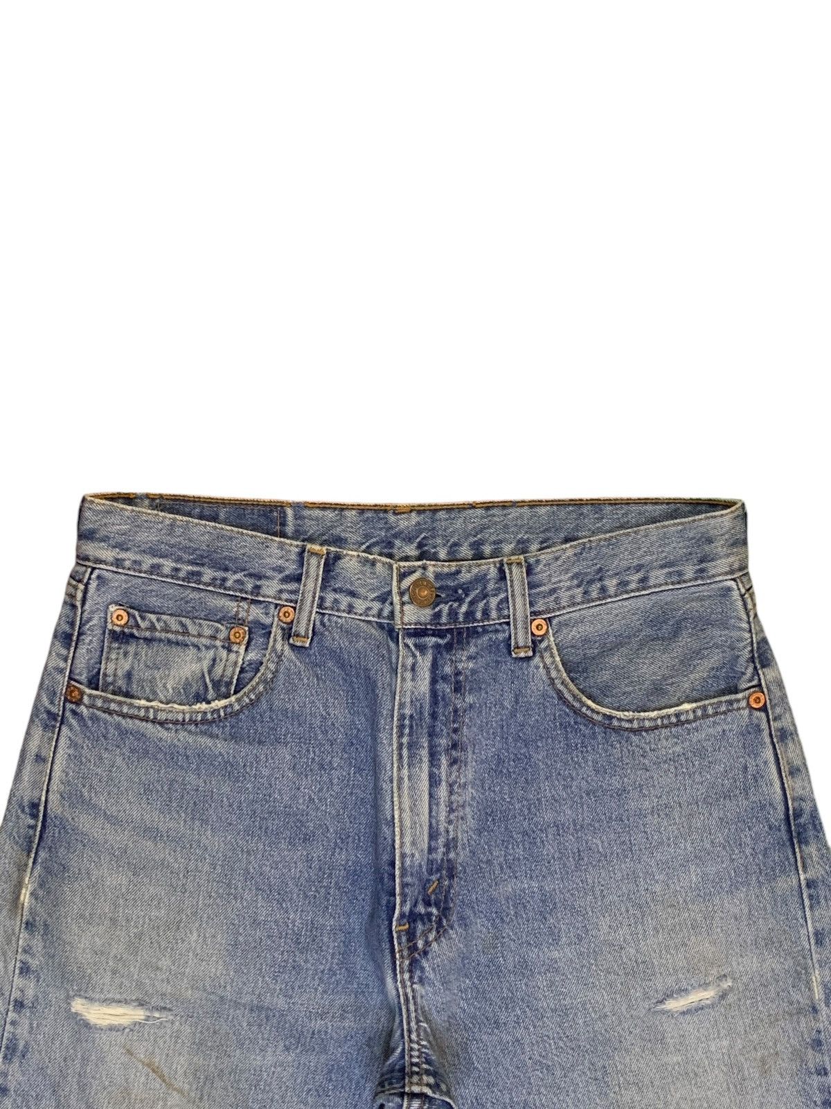 Levi's SALES🔥Vintage 90s Levis 512 Distressed Jean Shorts Jorts Size US 31 - 4 Thumbnail