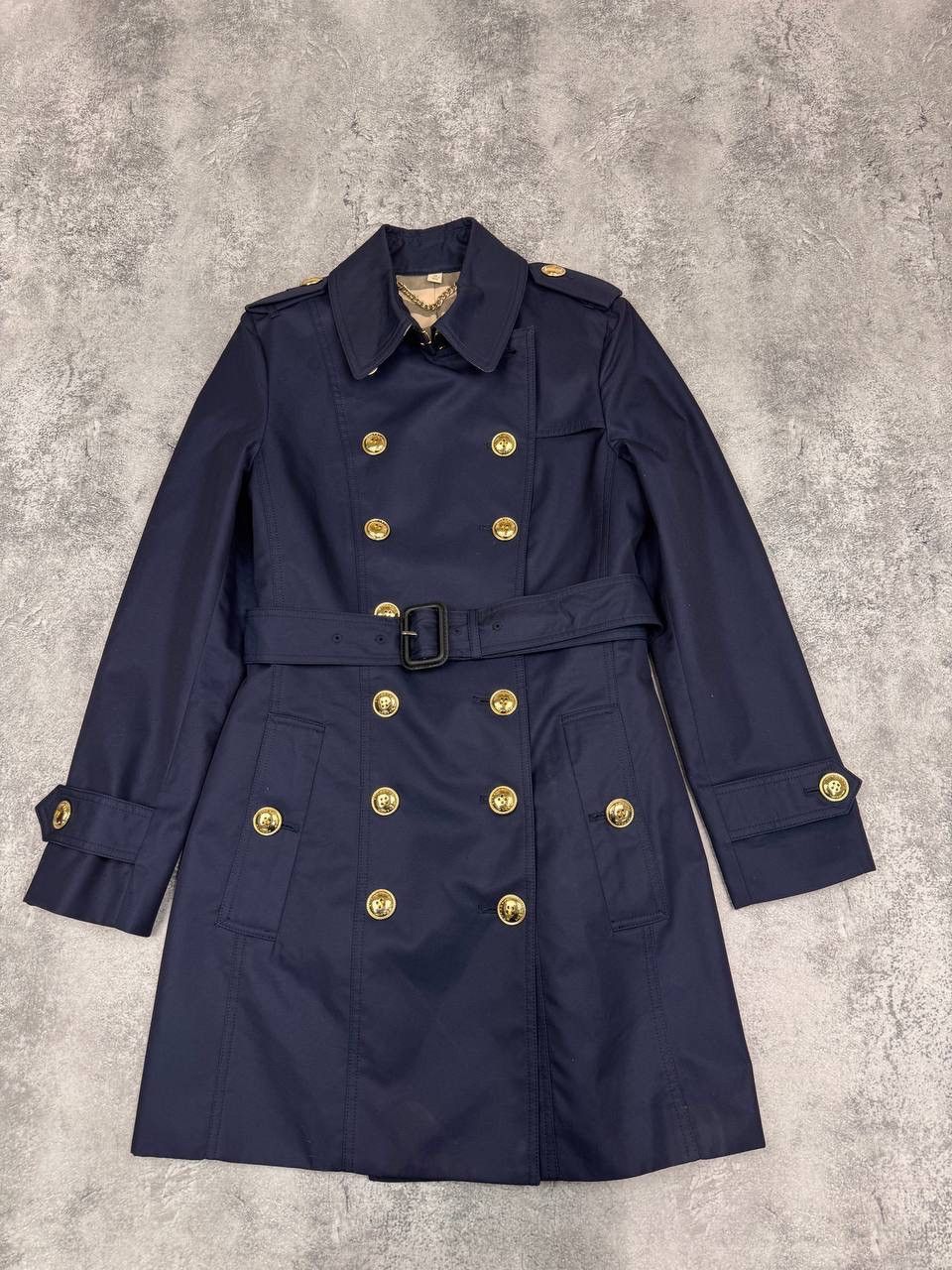 Burberry Burberry Women's Short Trench Coat Navy Size S Size S / US 4 / IT 40 - 1 Thumbnail