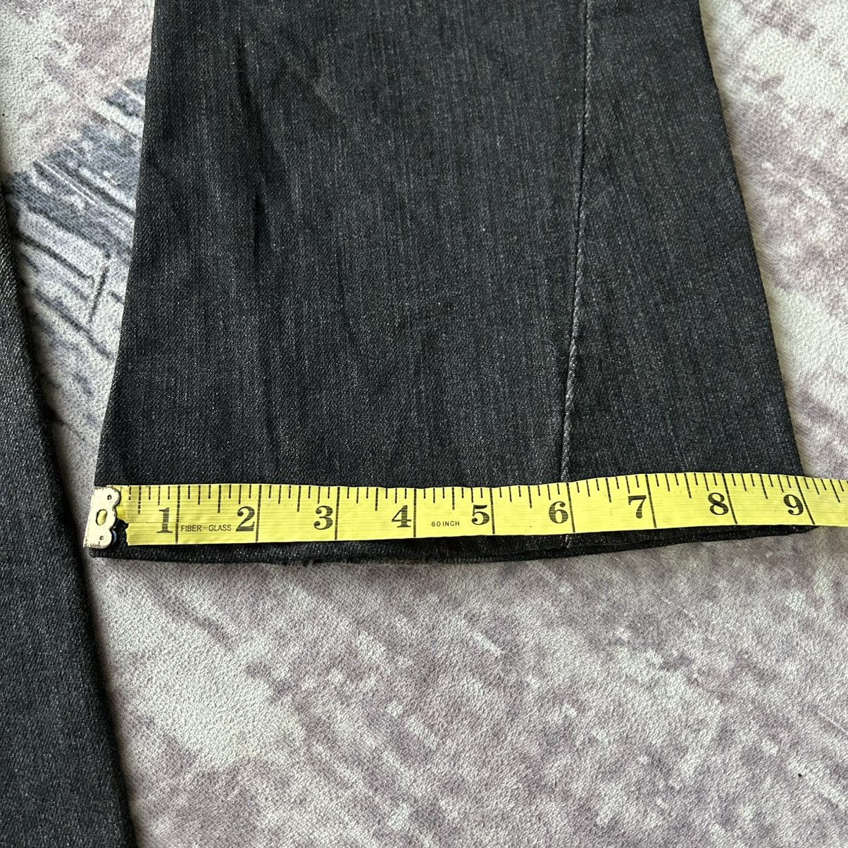 Tornado Mart Tornado Mart Rockstar Flared Black Jeans Size US 32 / EU 48 - 20 Thumbnail