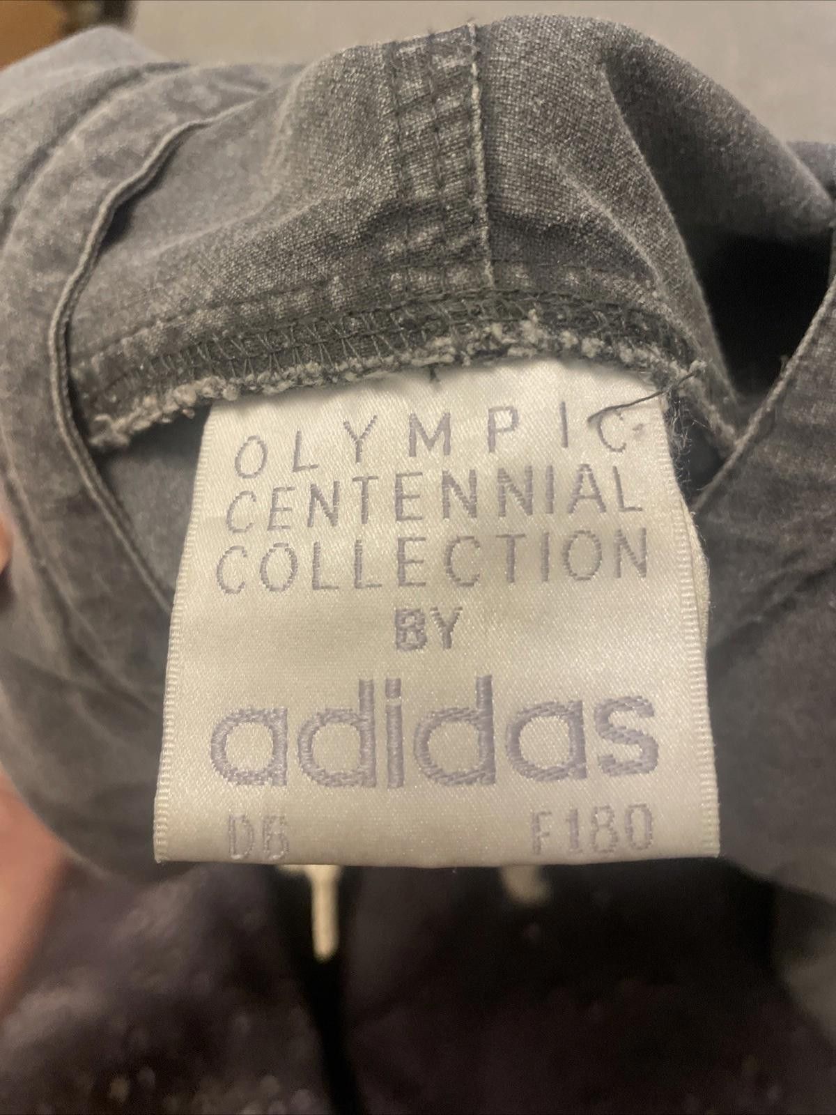 Adidas Vintage 80s Adidas Olympic Centennial 1956 Grey Jacket XL Size US XL / EU 56 / 4 - 5 Thumbnail