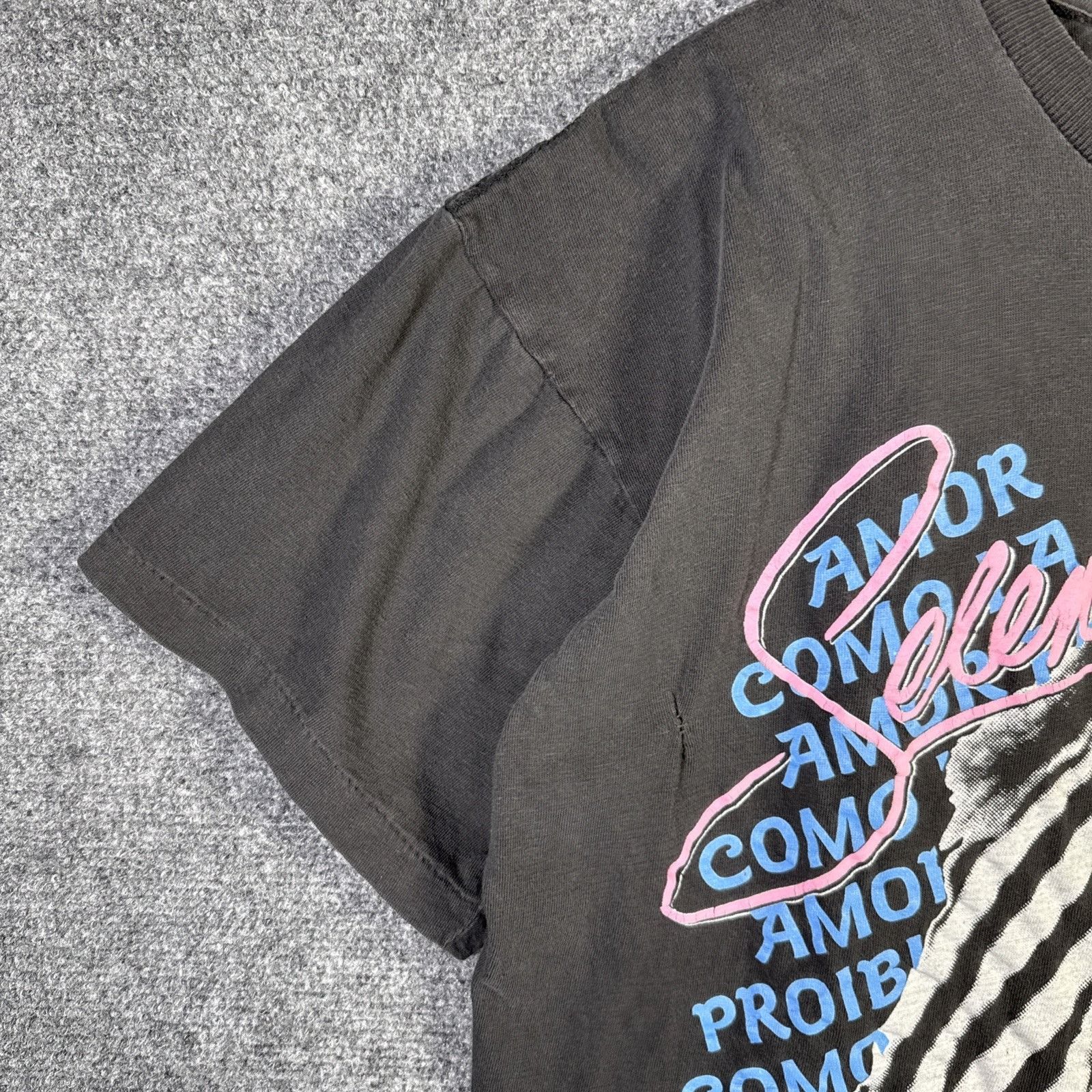 Rap Tees Vintage Selena Shirt Large Black 80s Rap Mexico Tejano Size US L / EU 52-54 / 3 - 5 Thumbnail
