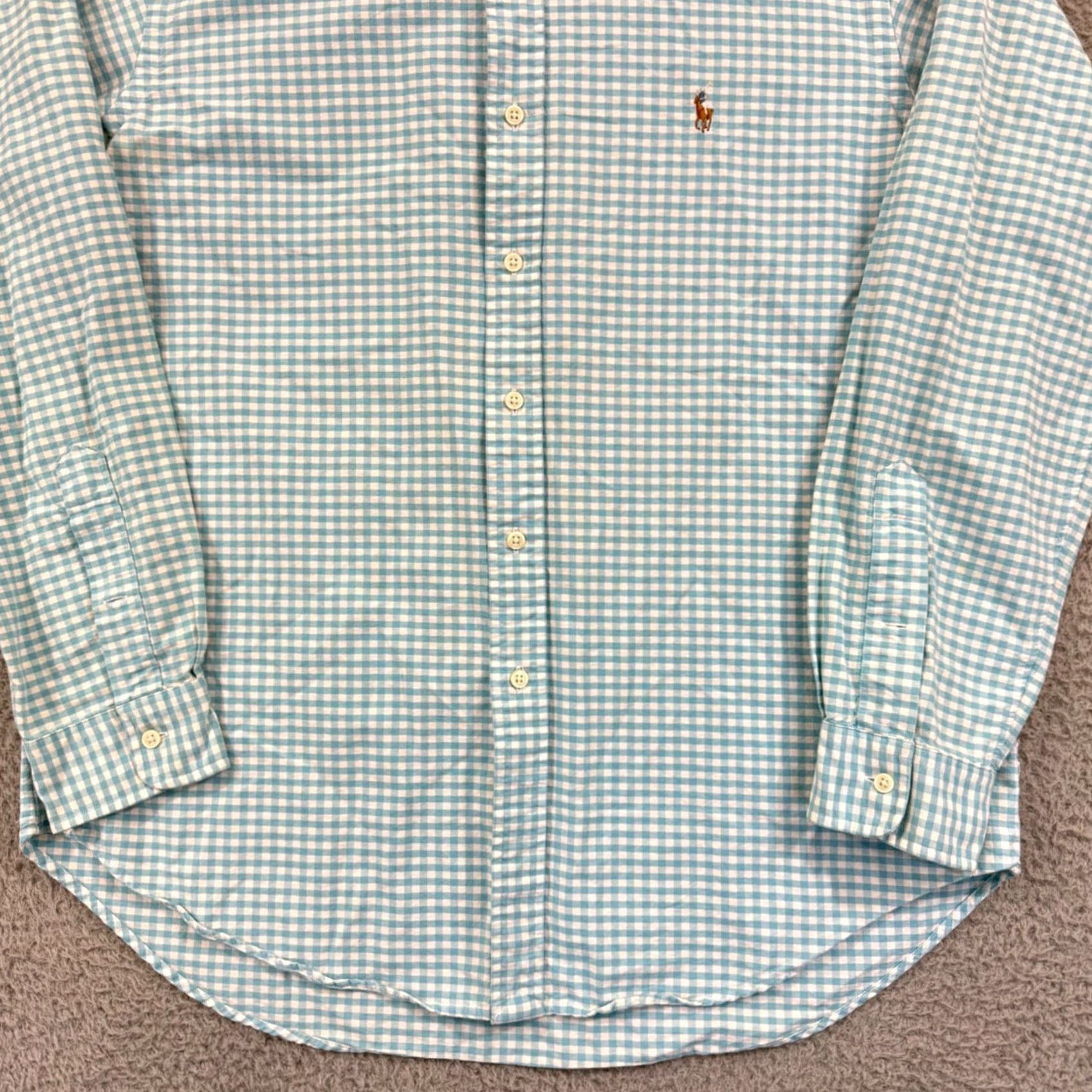 Polo Ralph Lauren Polo Ralph Lauren Shirt Mens Large Blue Classic Fit Button Check Pony Preppy Size US L / EU 52-54 / 3 - 2 Thumbnail