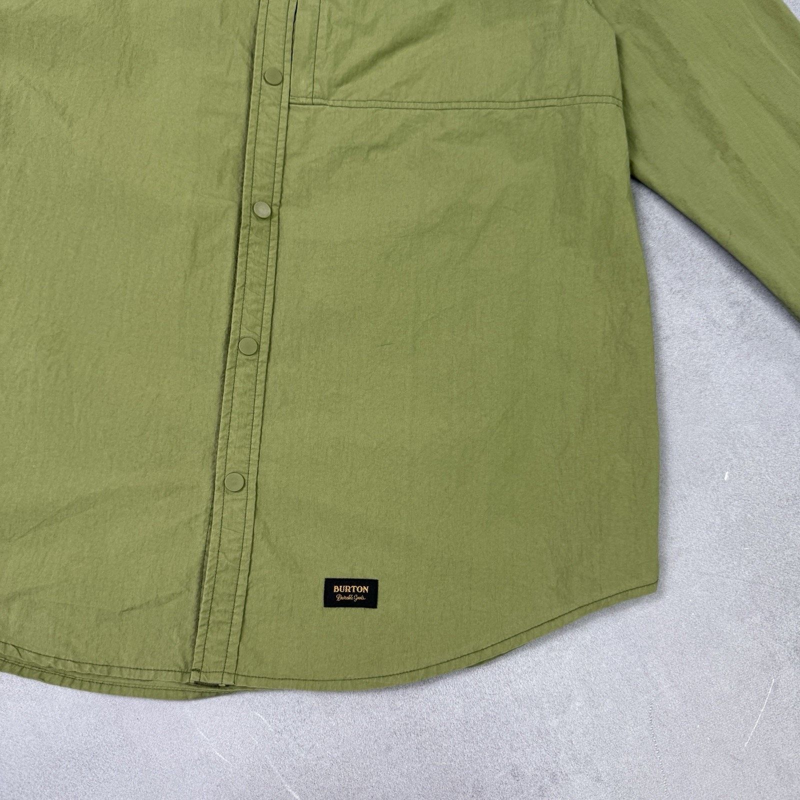 Burton Burton AK Men Linght Overshirt Jacket Nylon Green Size L Size US L / EU 52-54 / 3 - 6 Thumbnail