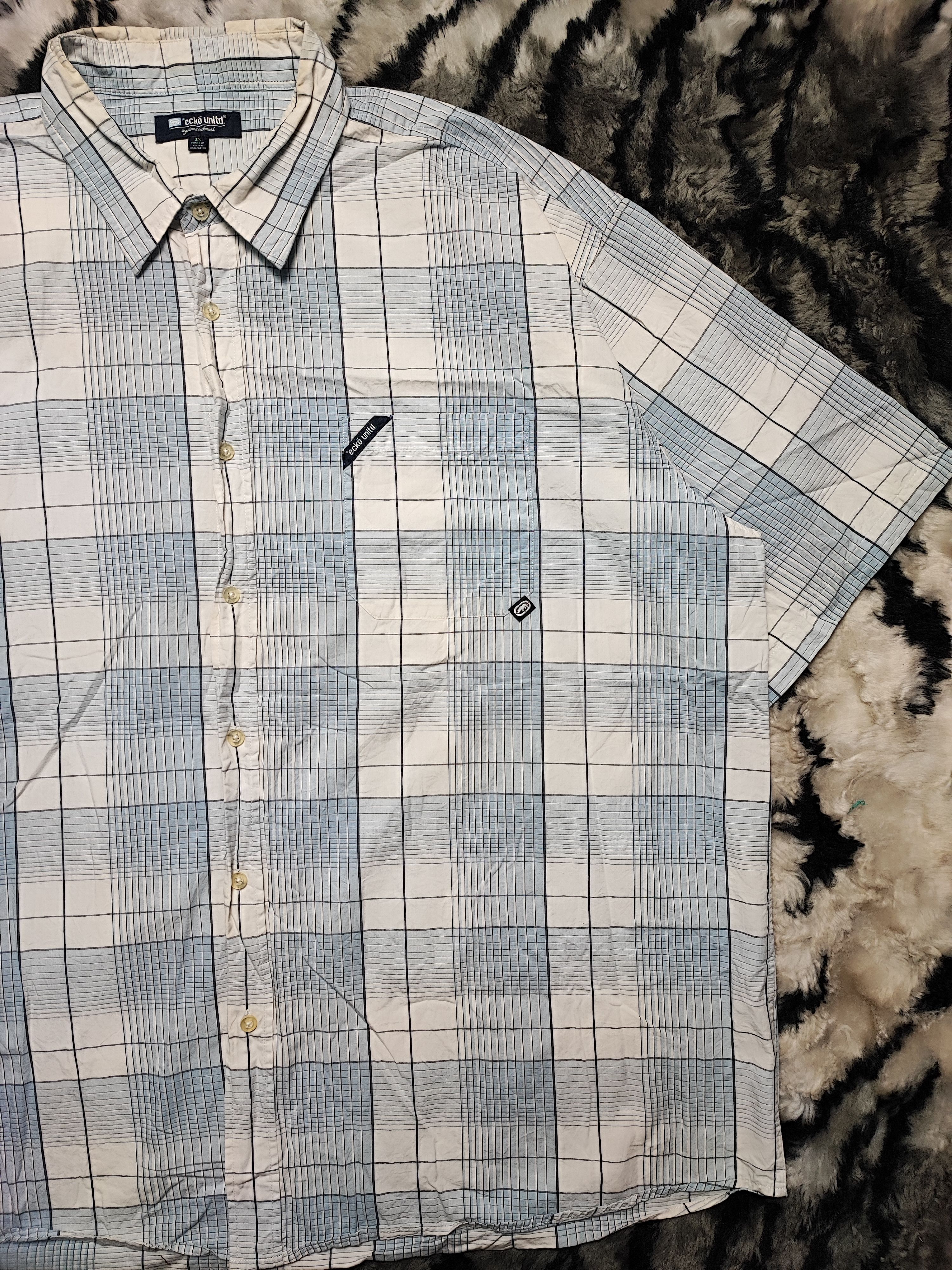 Ecko Unltd. Oversize Shirt Baggy Boxy Checked by Ecko Unltd Size US XXL / EU 58 / 5 - 3 Thumbnail