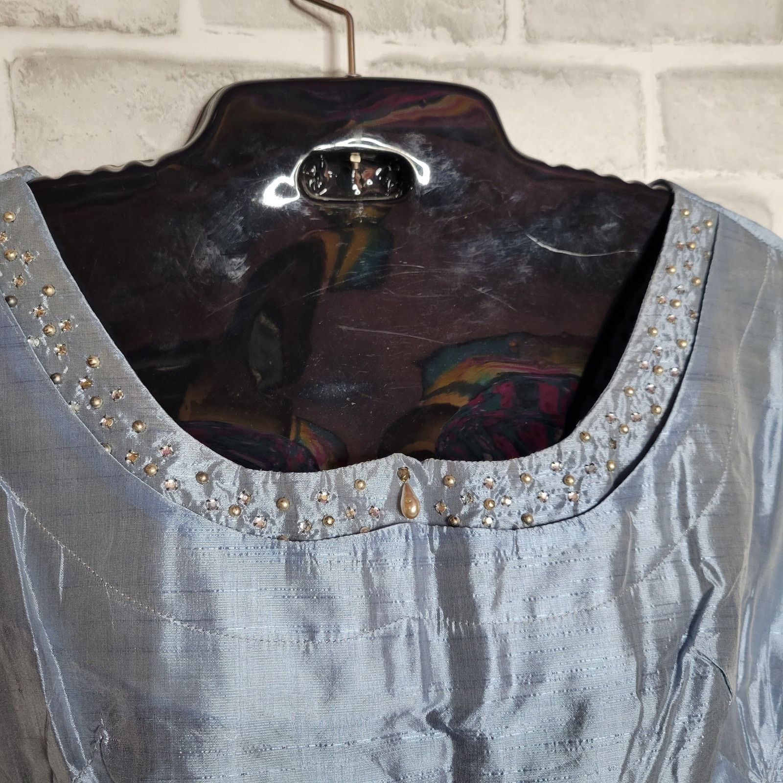 Handmade Vintage 40s 50s Handmade Party Dress Size XS / US 0-2 / IT 36-38 - 2 Thumbnail