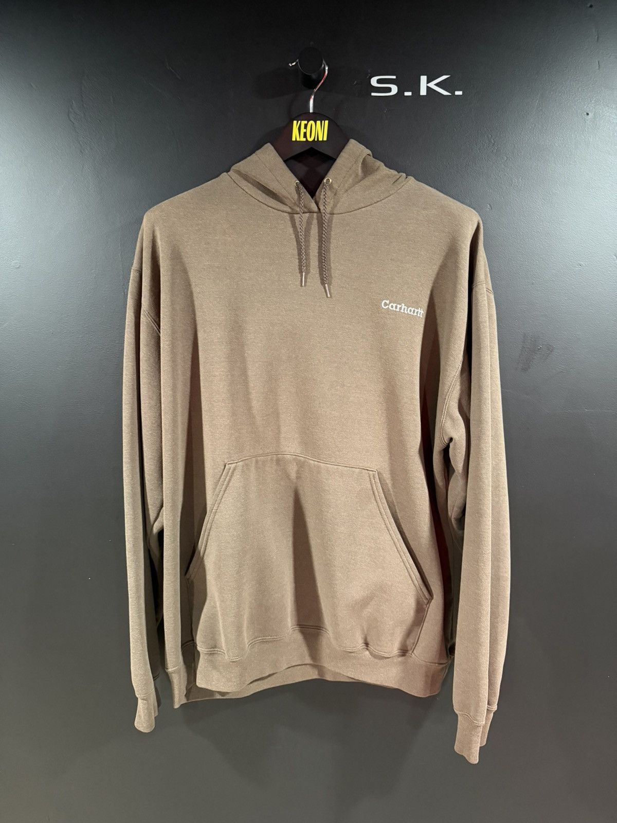 Carhartt 2000s Y2K Vintage Carhartt Faded Brown Hoodie XL Size US XL / EU 56 / 4 - 1 Thumbnail
