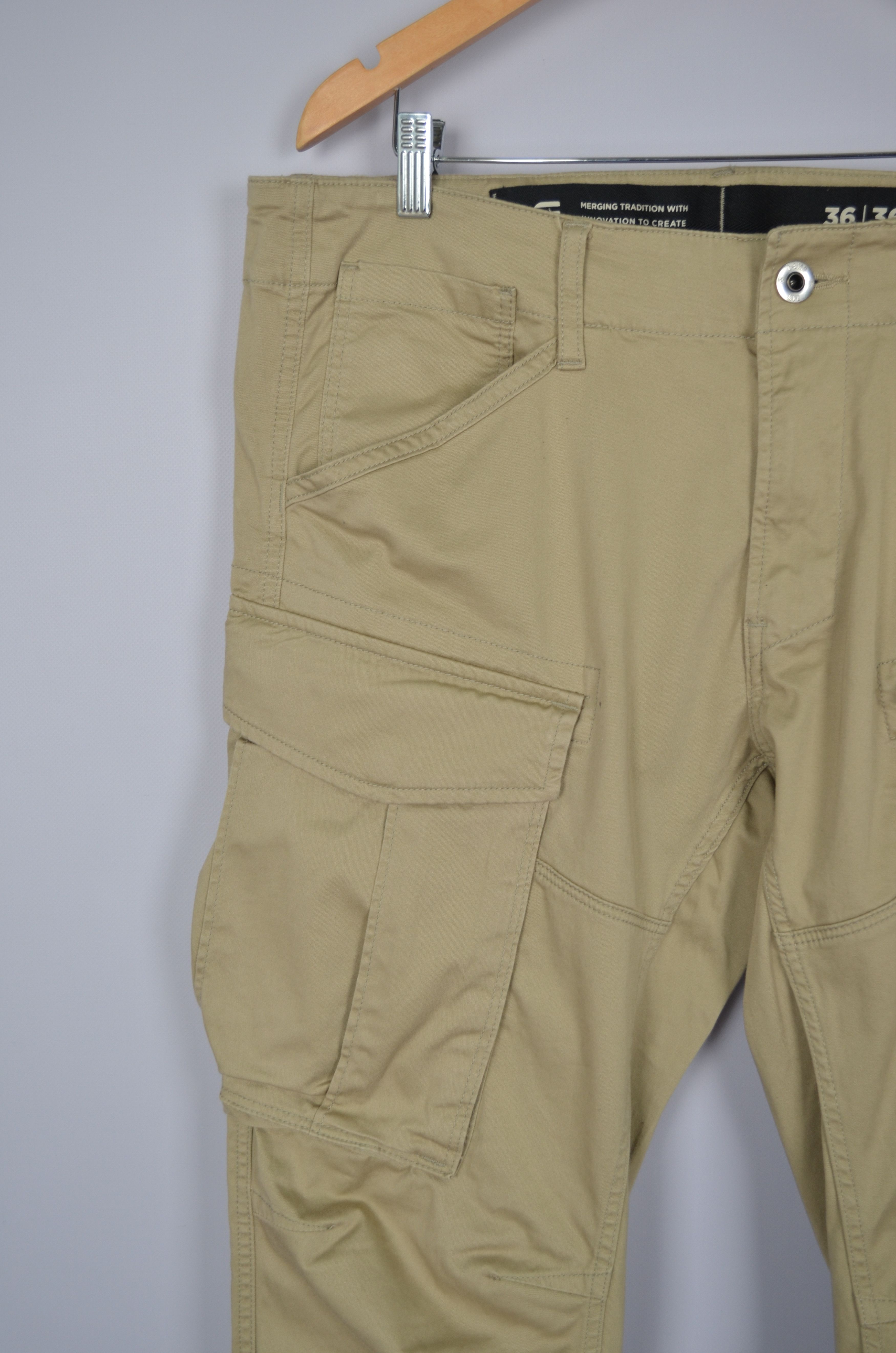 G-Star G Star Rovic Zip 3D Regular Tapered Cargo Pants Size W36 L36 Size US 36 / EU 52 - 3 Thumbnail