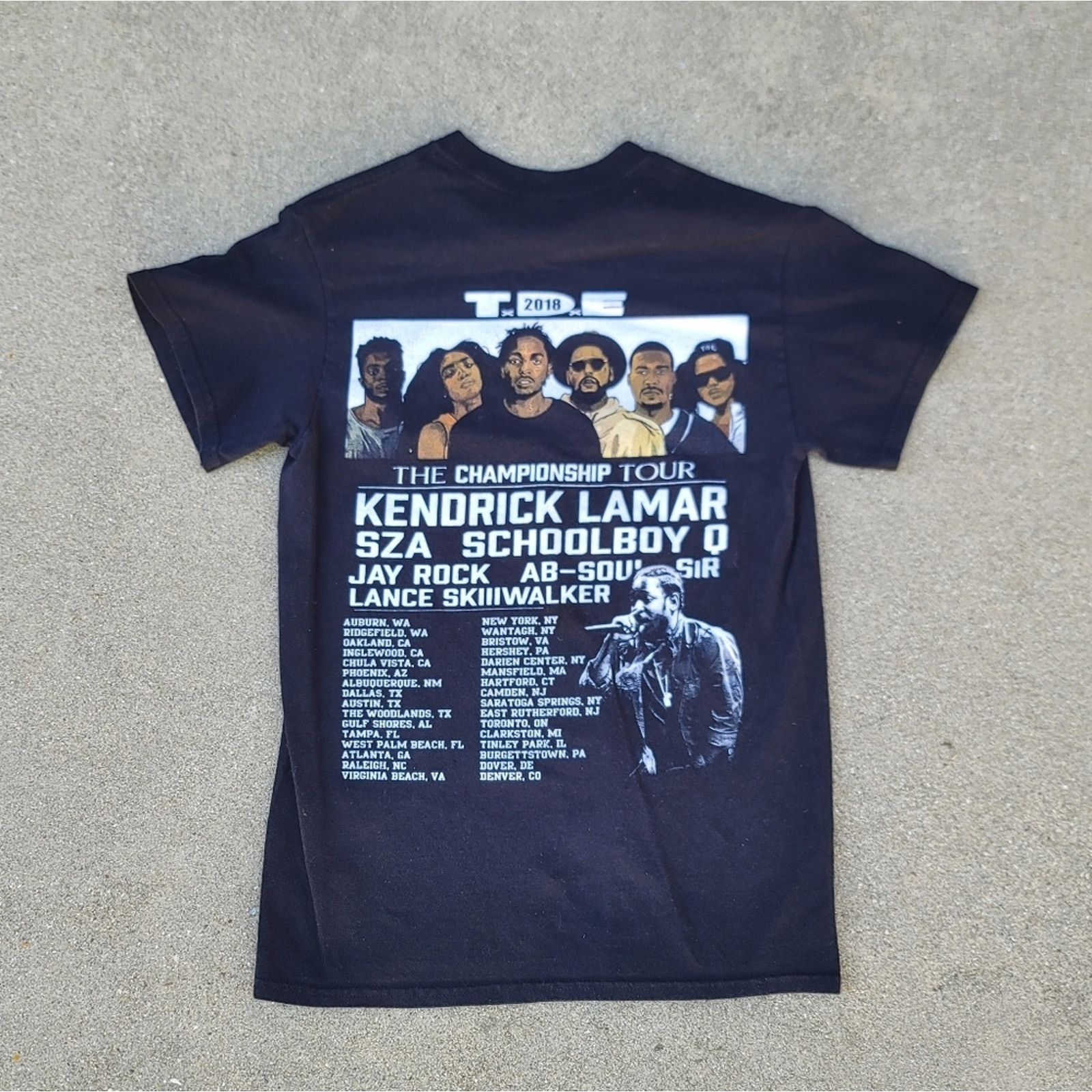 Gildan Top Dawg Ent TDE Kendrick Lamar SZA Championship Tour Tshirt Size US S / EU 44-46 / 1 - 4 Thumbnail