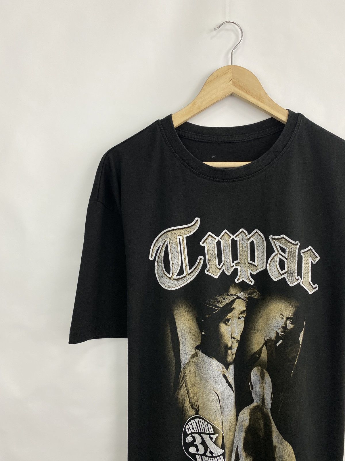 Rap Tees Tupac Shakur Me Against The World T-Shirt Rare Retro Size US L / EU 52-54 / 3 - 2 Thumbnail