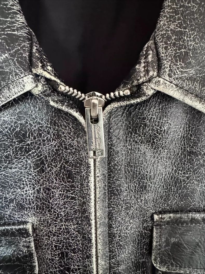 Undercover undercover 17 aw crack leather jacket 2502-Nextarrow Size US L / EU 52-54 / 3 - 4 Thumbnail
